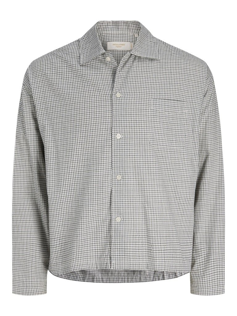 Jack & Jones Herren Hemden lang Odyssey Gray/Ch