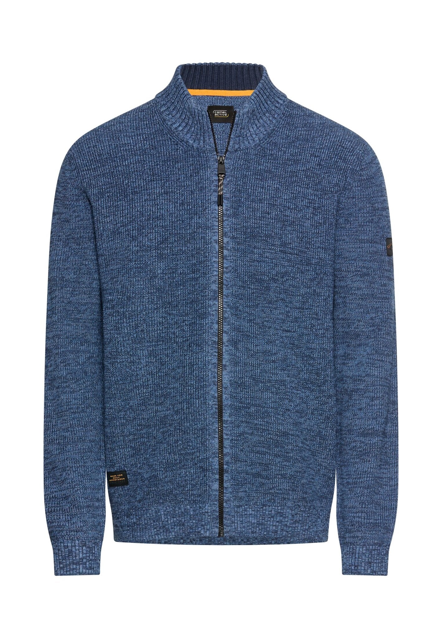 Camel active Herren Strickjacken Tinted Blue