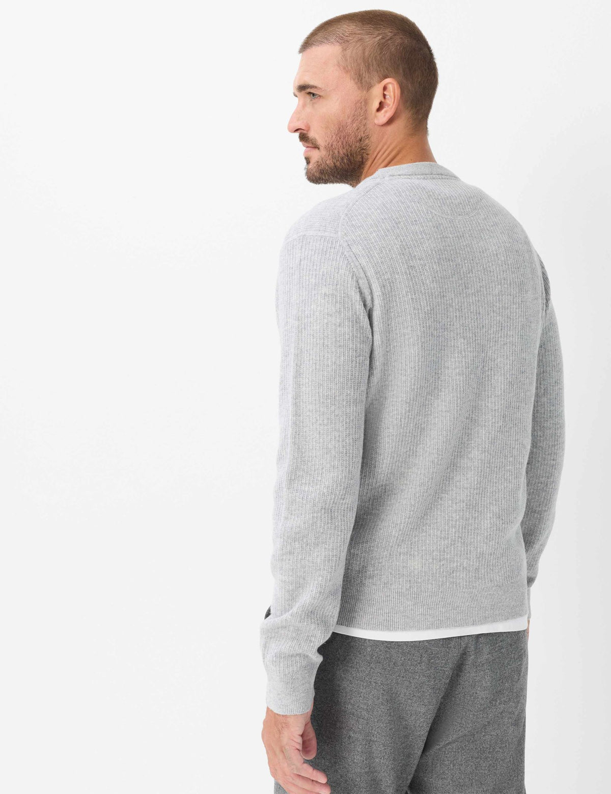 Brax Herren Pullover Platin