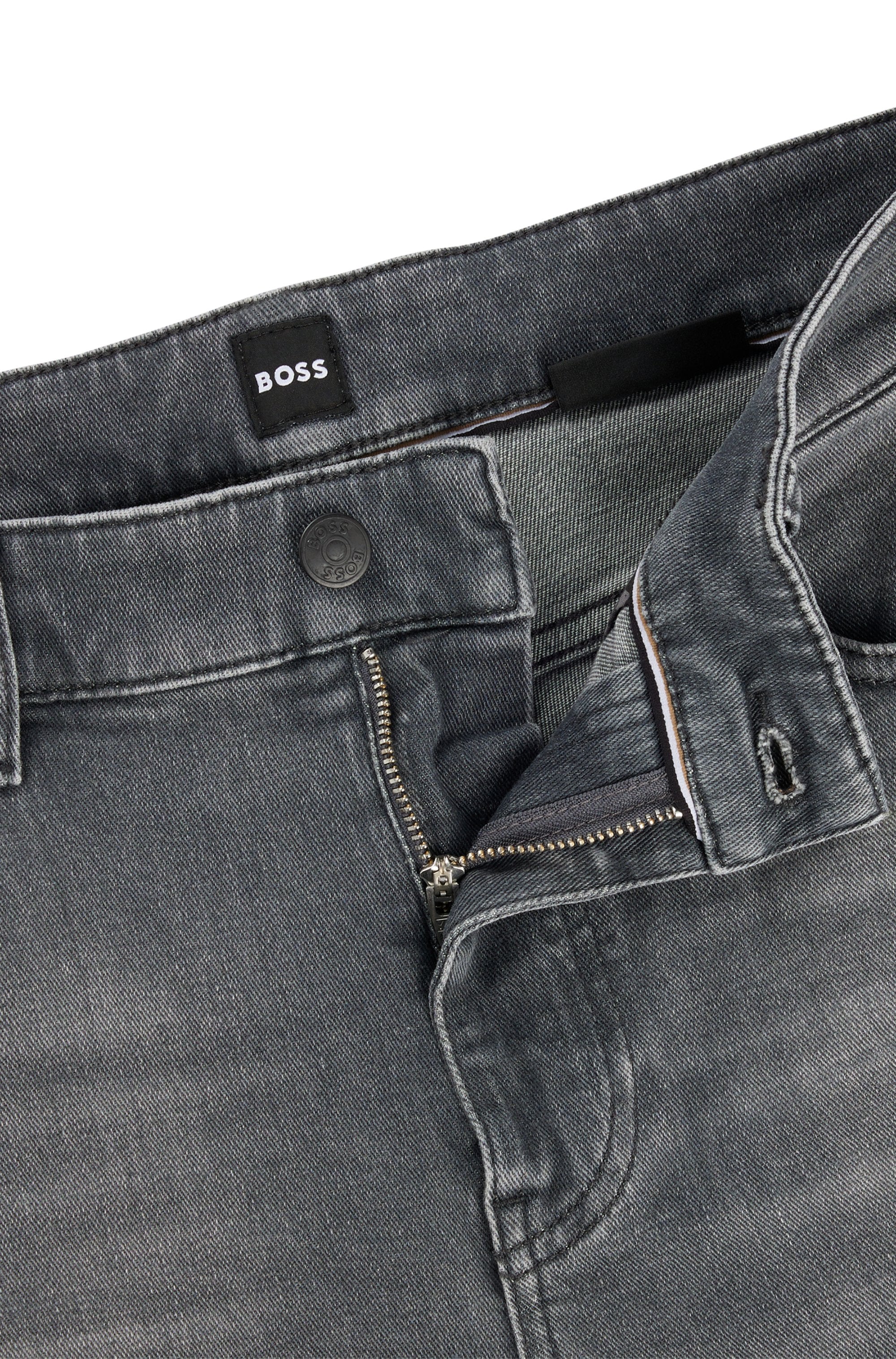 Boss Herren Jeans Medium Grey