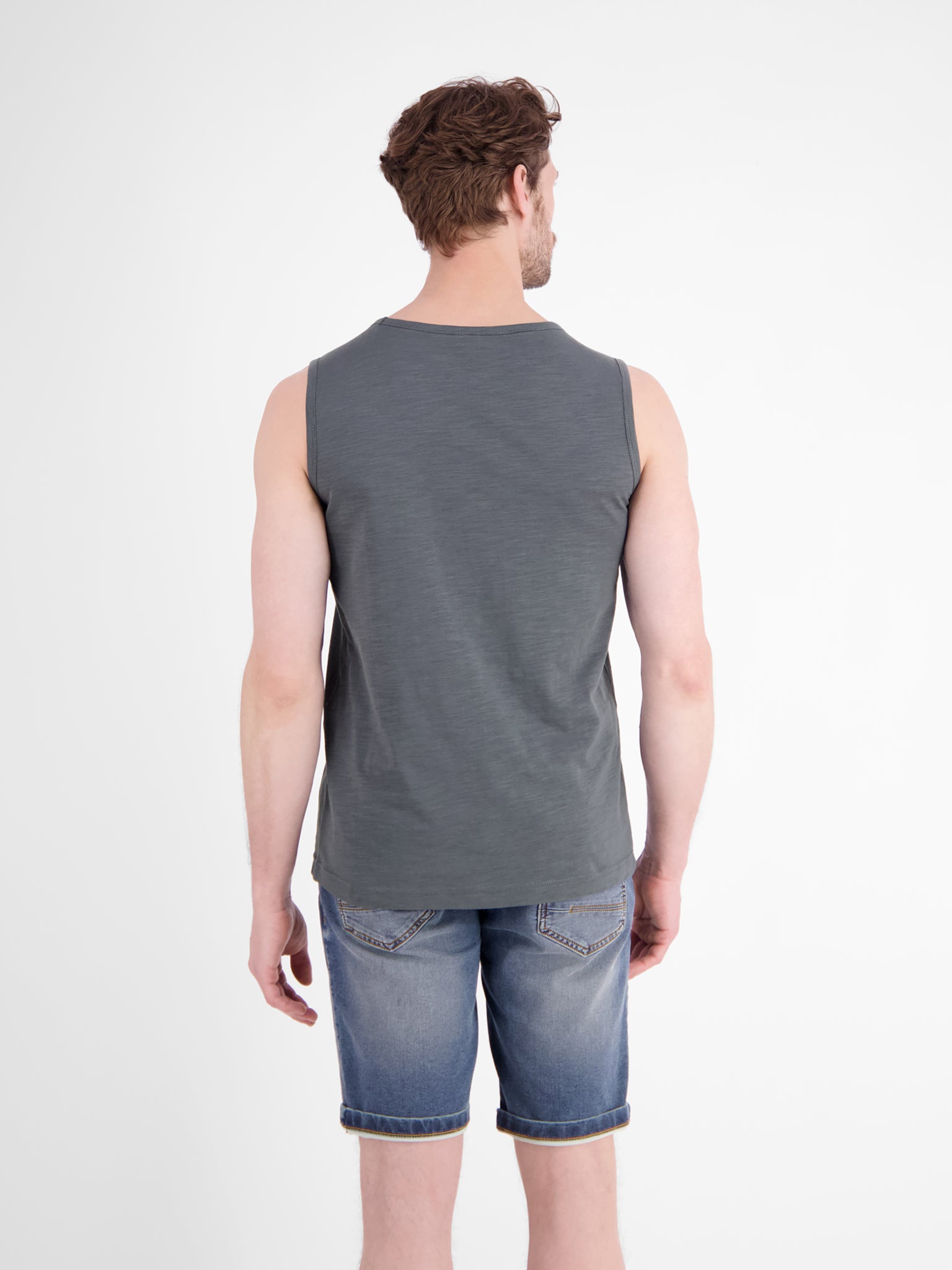 Lerros Herren T-Shirts kurz Lava Grey