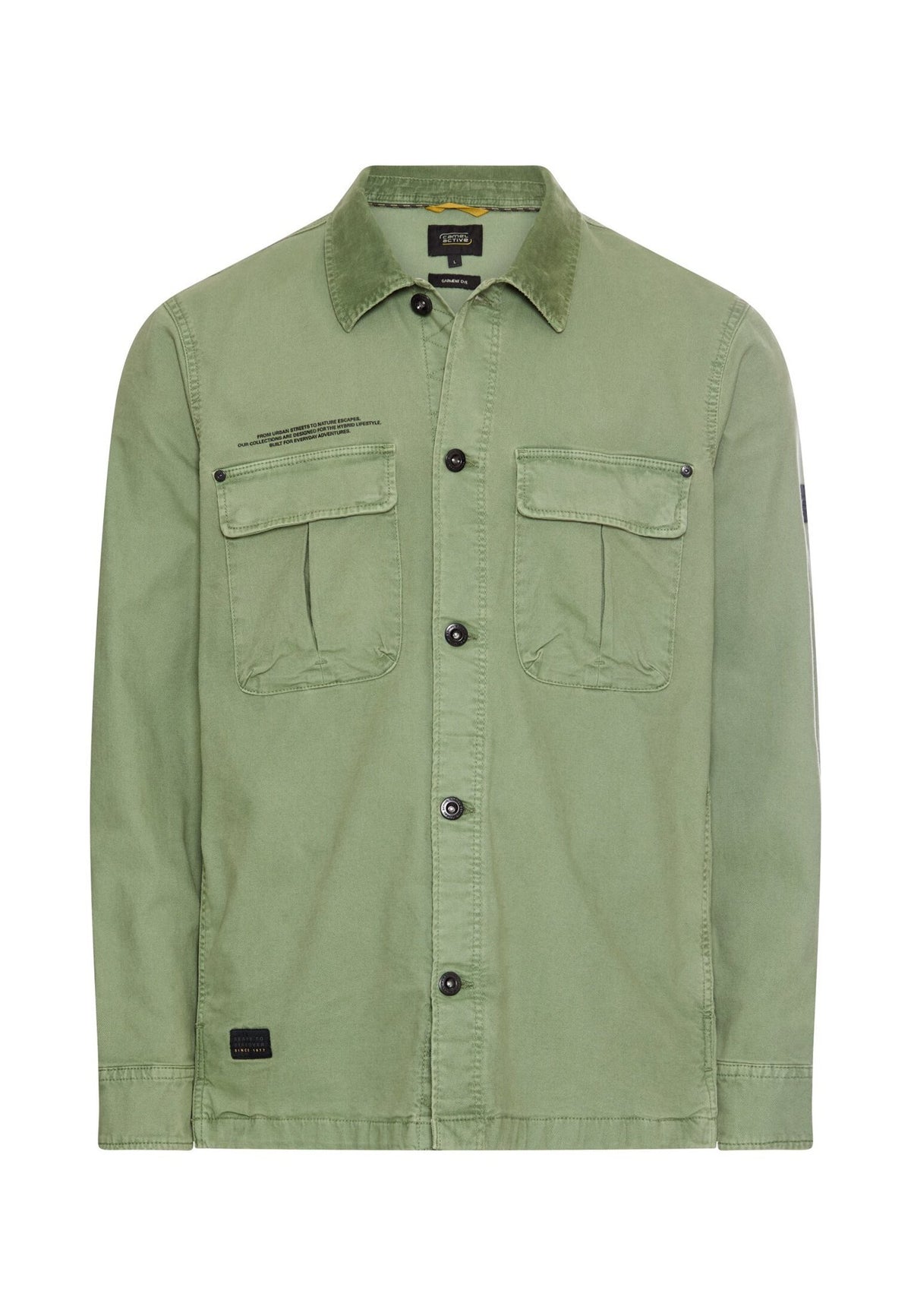 Camel active Herren Hemden Leaf Green
