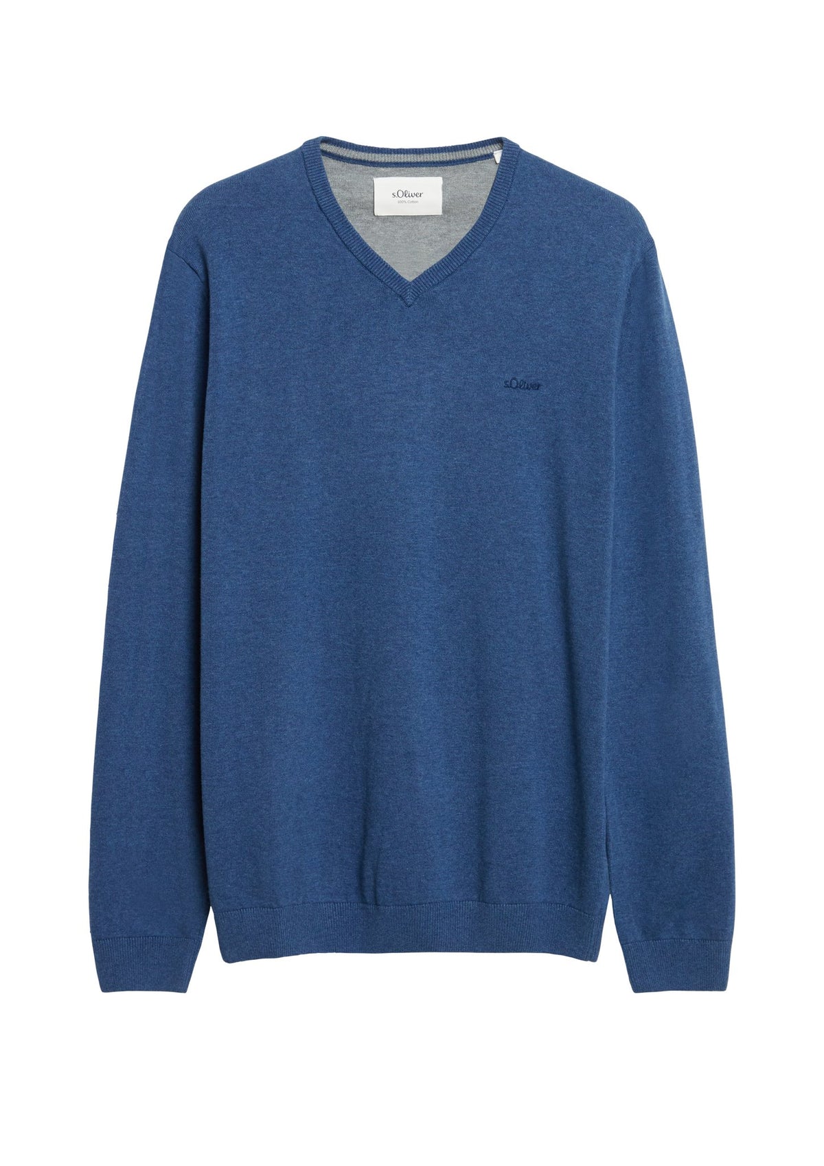 S. Oliver red Herren Pullover W Blue