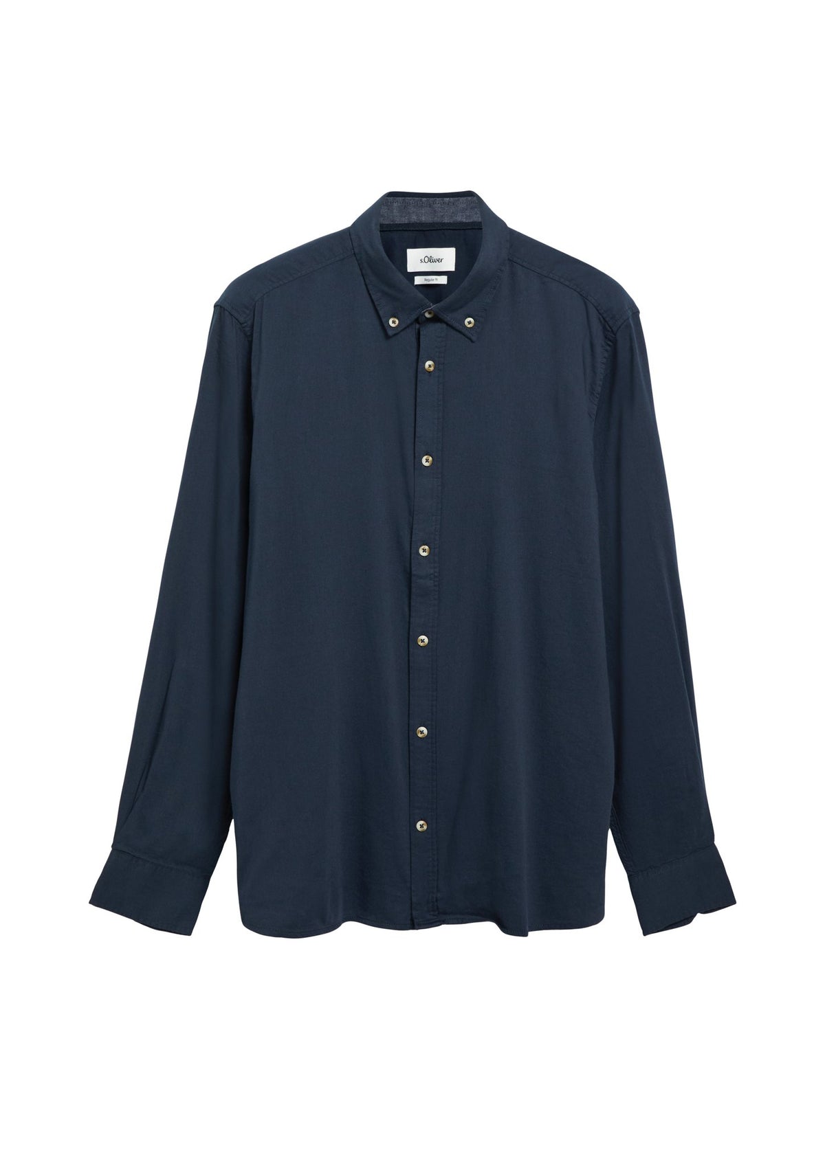 S. Oliver red Herren Hemden lang Blue