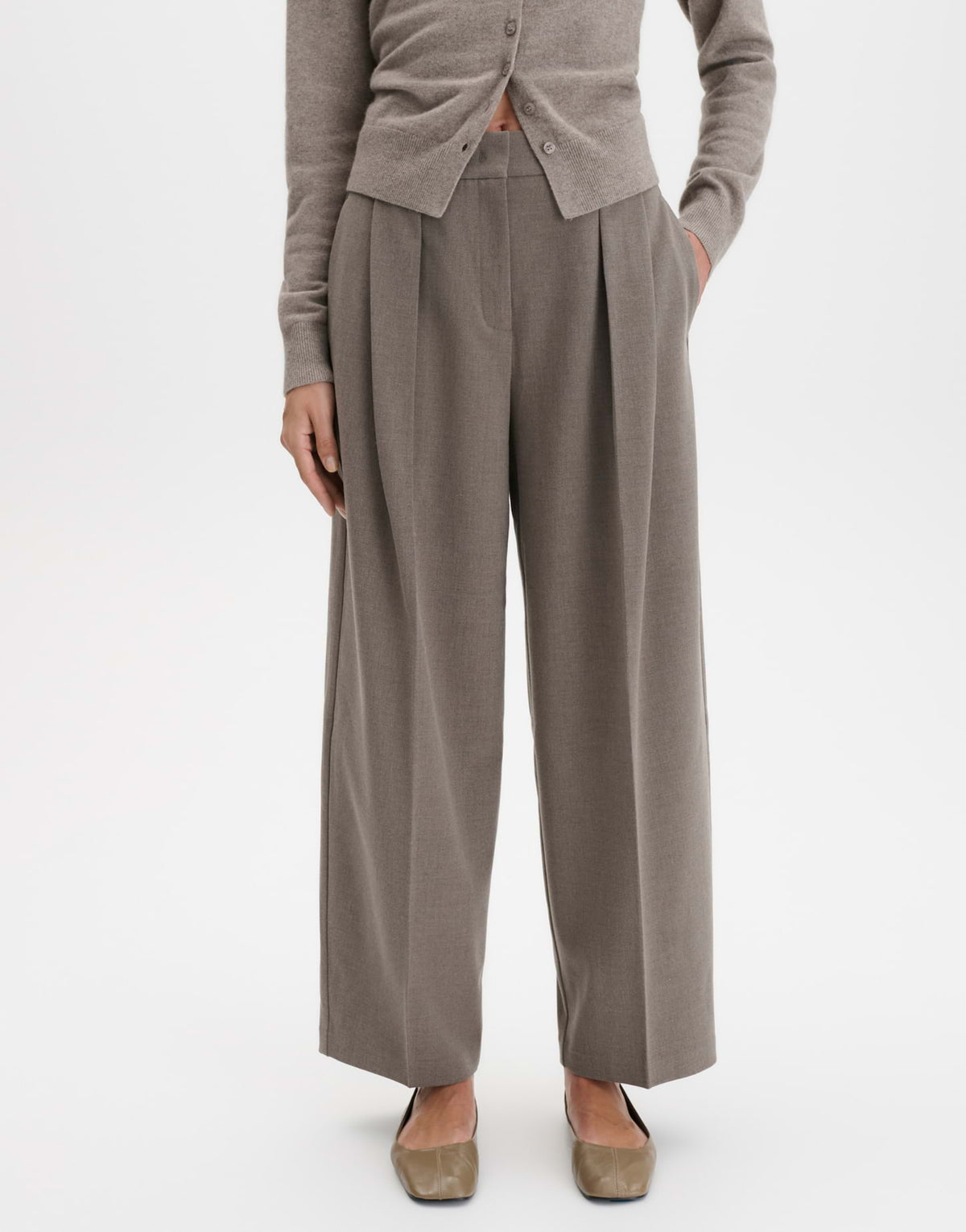 Someday Damen Hosen Taupewood Melan