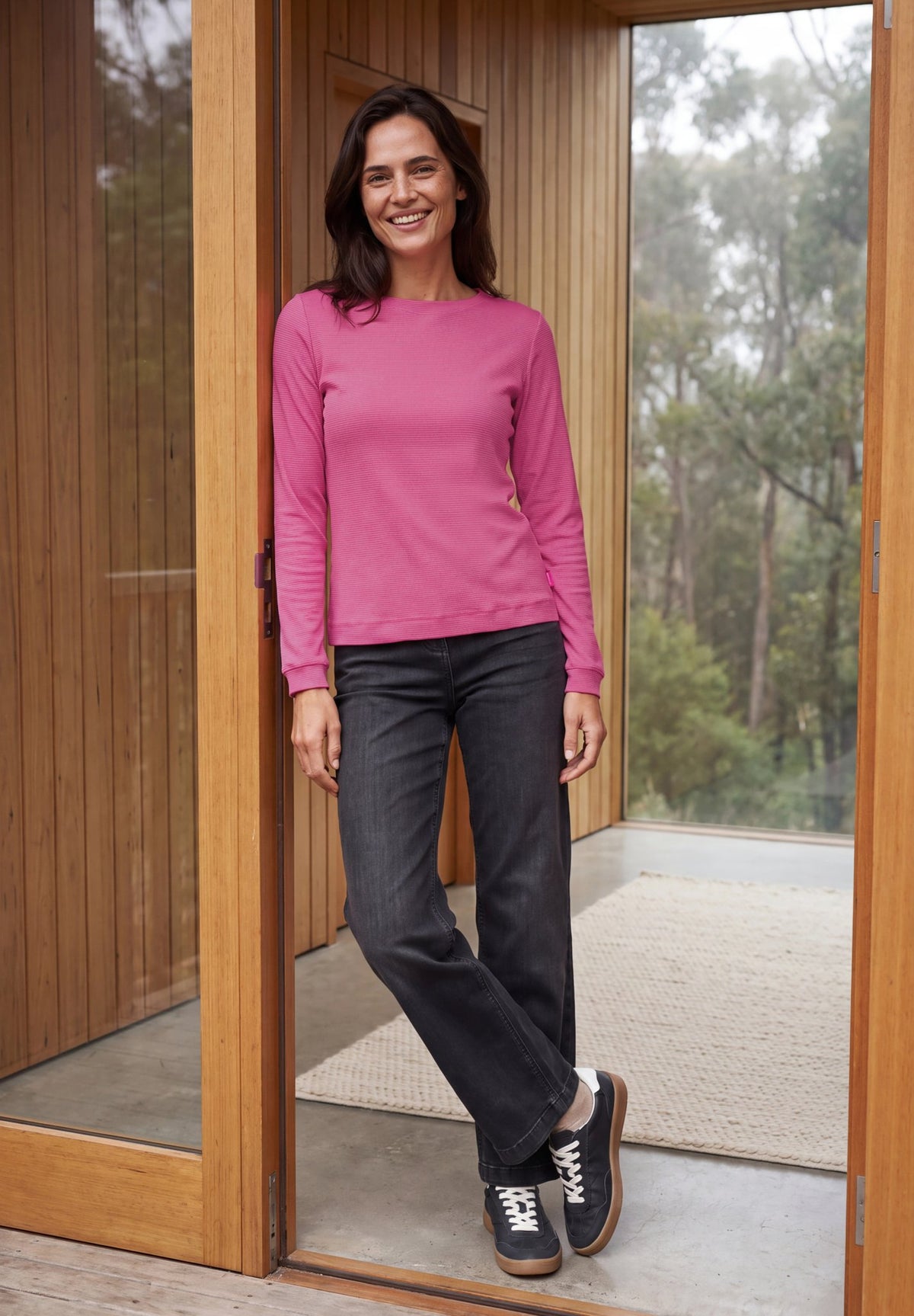 Cecil Damen T-Shirts Pink Flas
