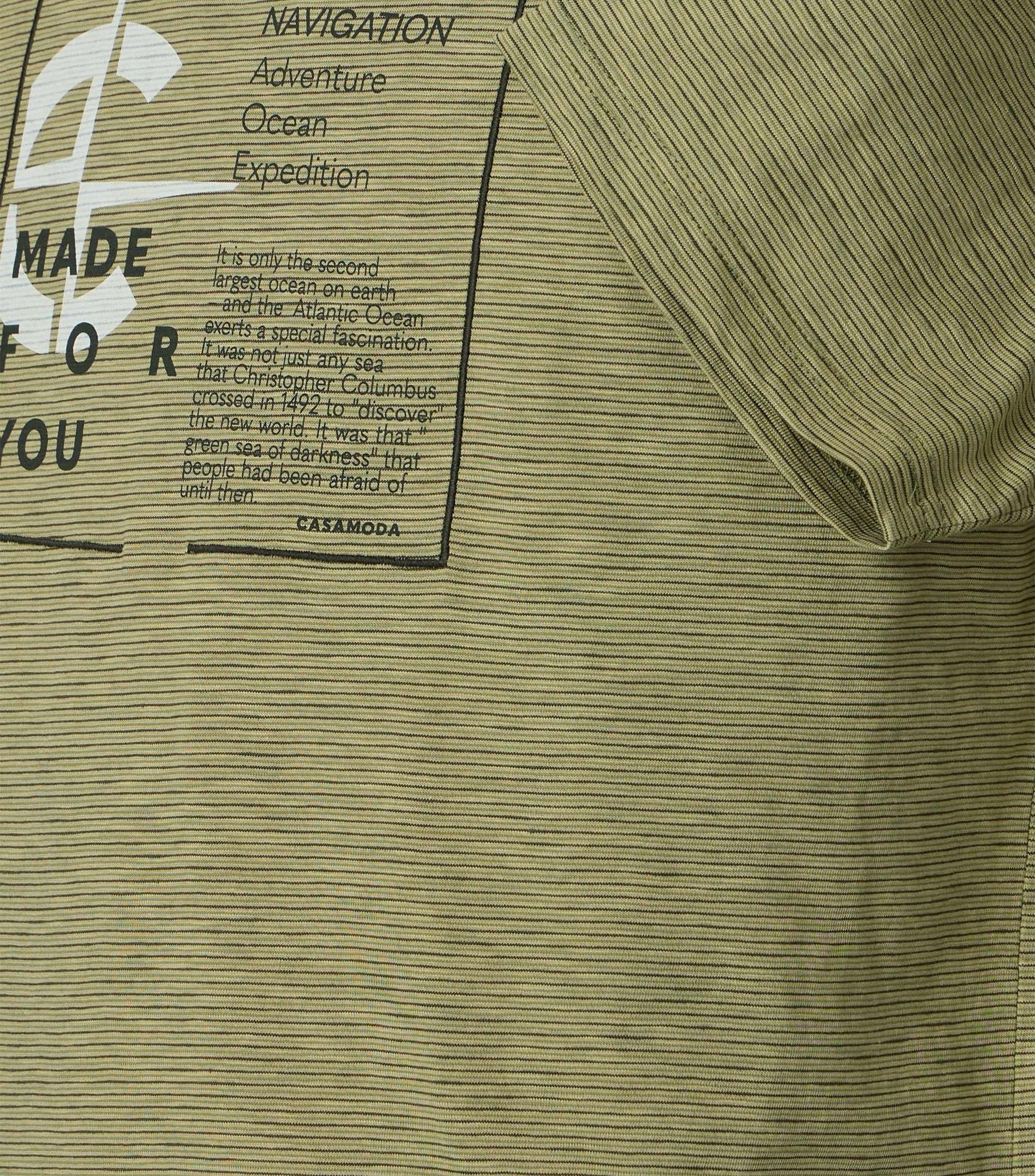 Casa Moda Herren T-Shirts kurz Gruen