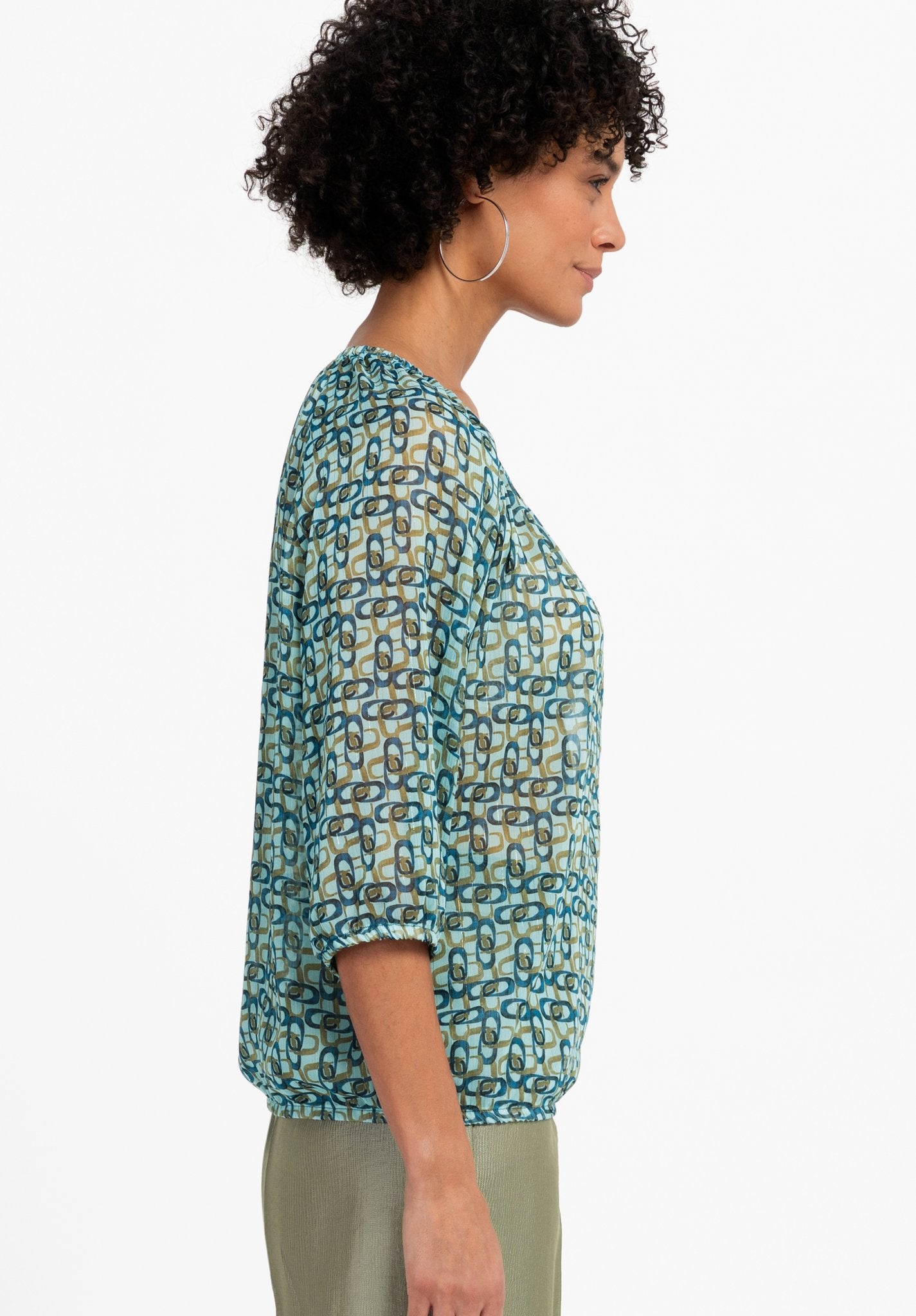 Bianca Damen Blusen Blue Mix