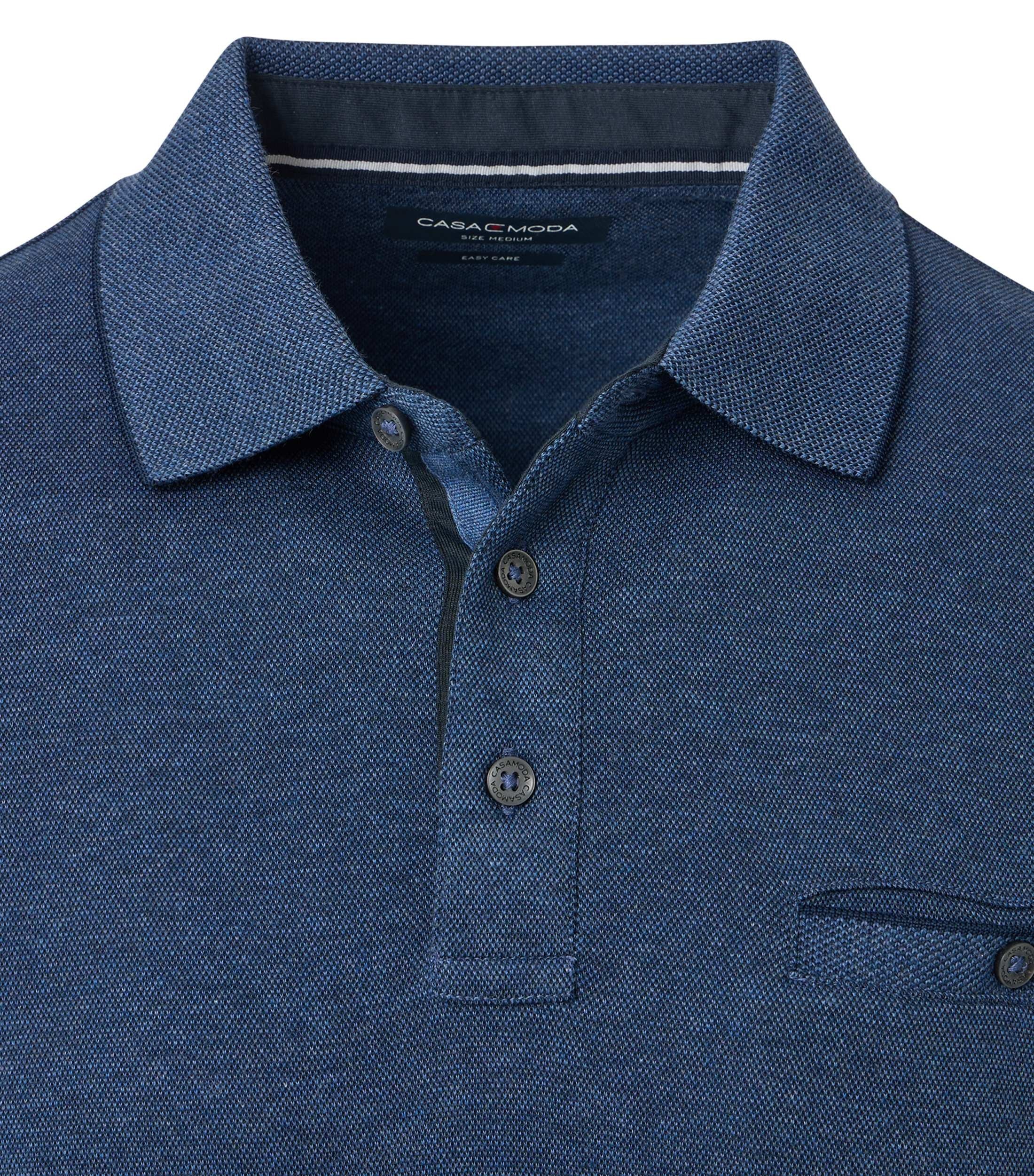 Casa Moda Herren T-Shirts kurz Blau