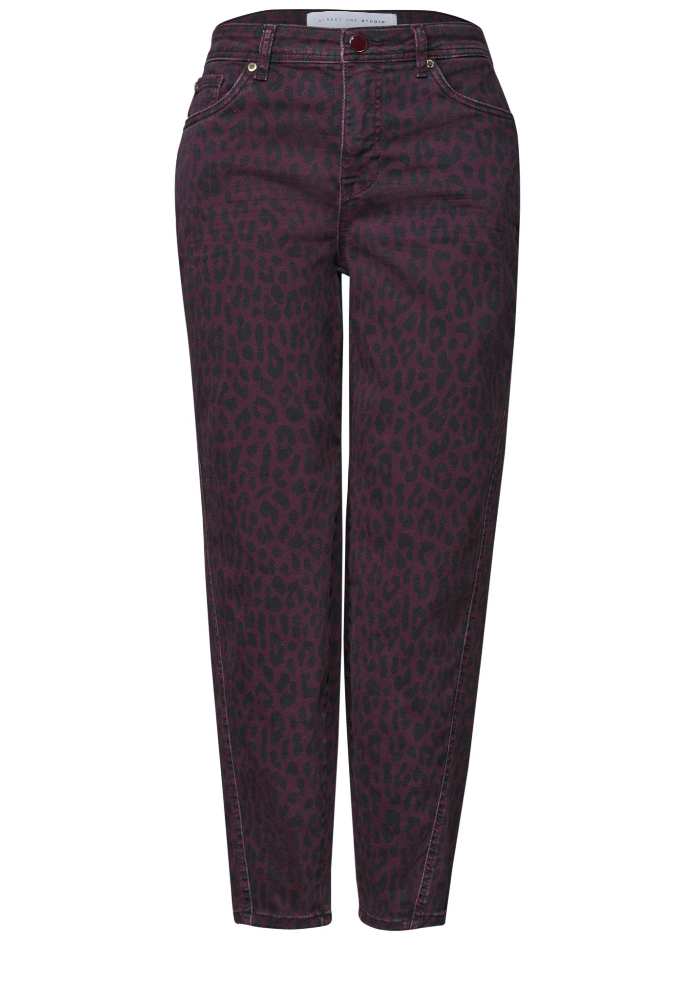Street One Studio Damen Hosen Burgundi