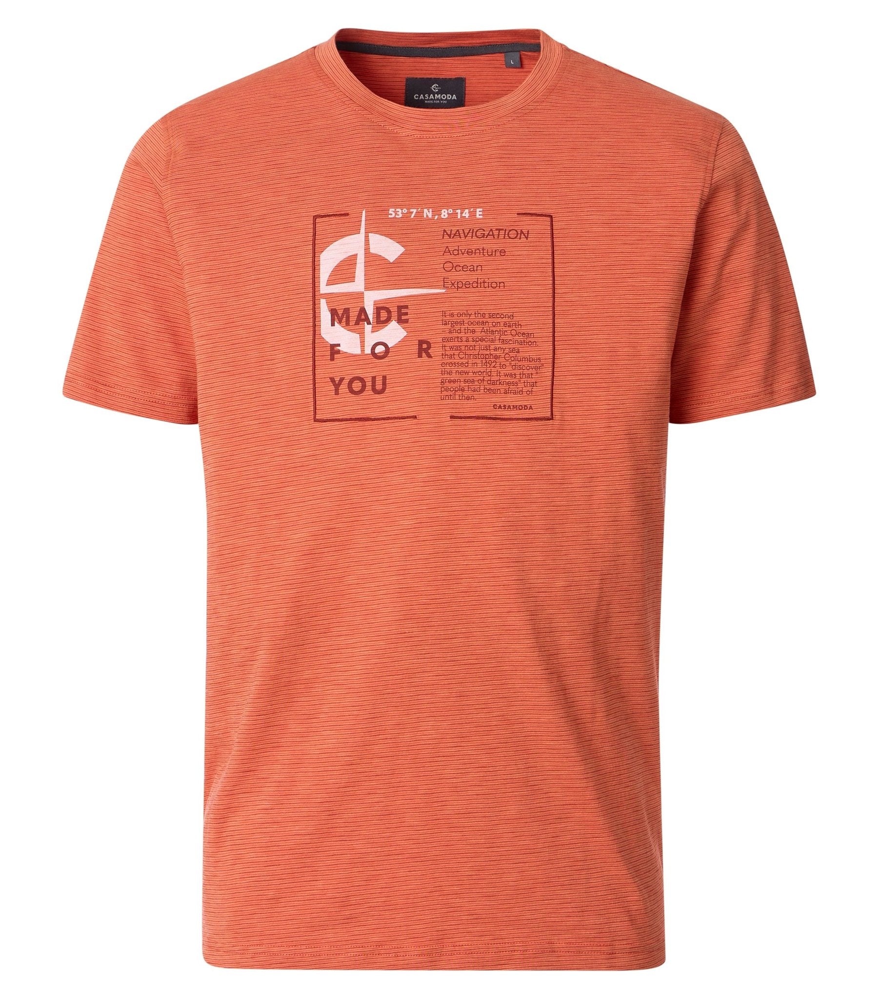 Casa Moda Herren T-Shirts kurz Rot