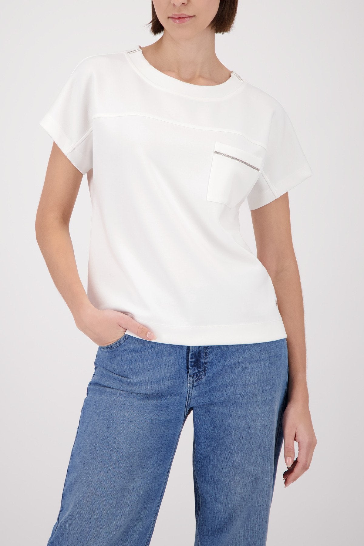 Monari Damen T-Shirts Off-White