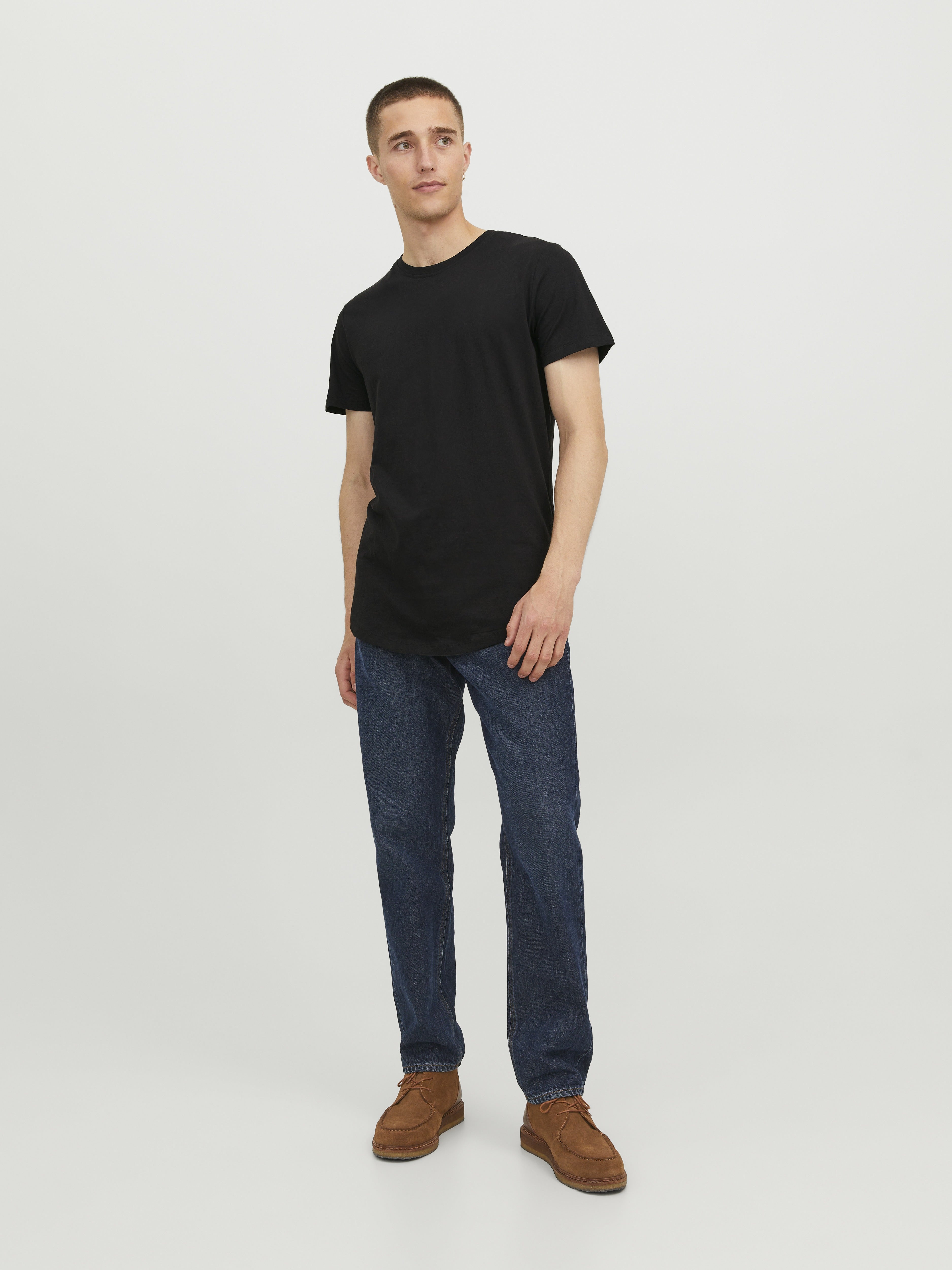 Jack & Jones Herren T-Shirts kurz Black/Reg