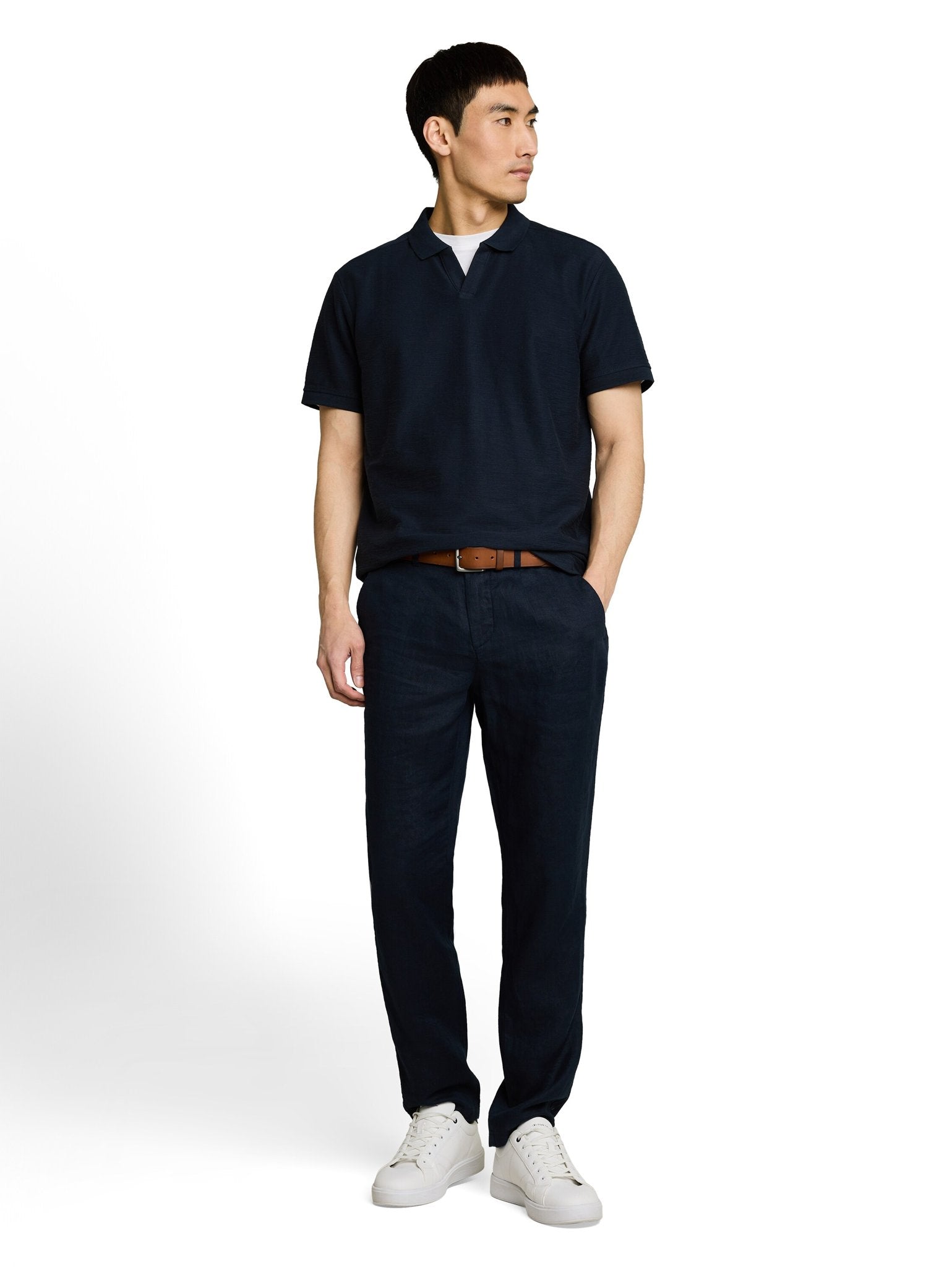 Tom Tailor Herren Polo-Shirts Sky Captain Blu
