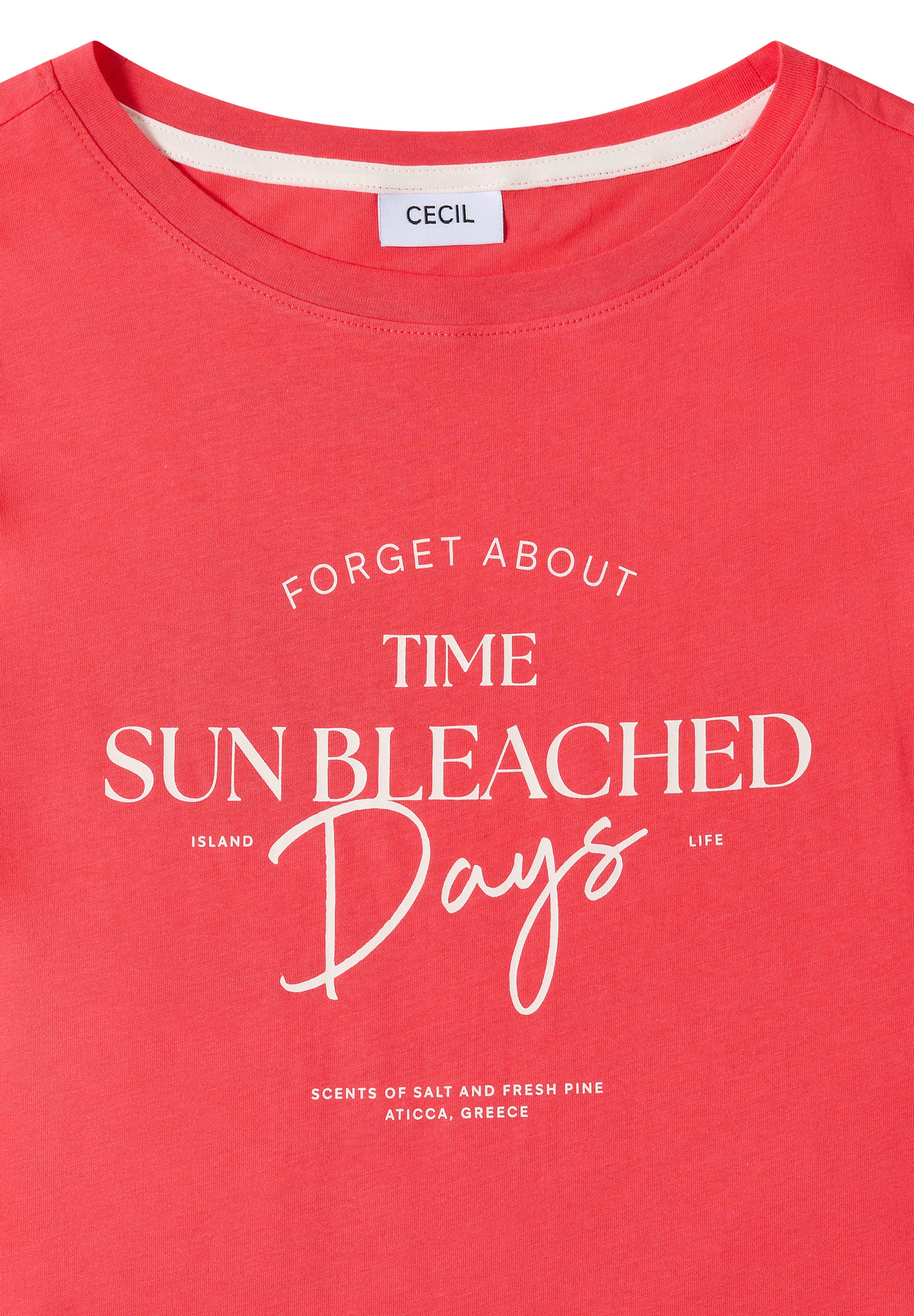 Cecil Damen T-Shirts Coral