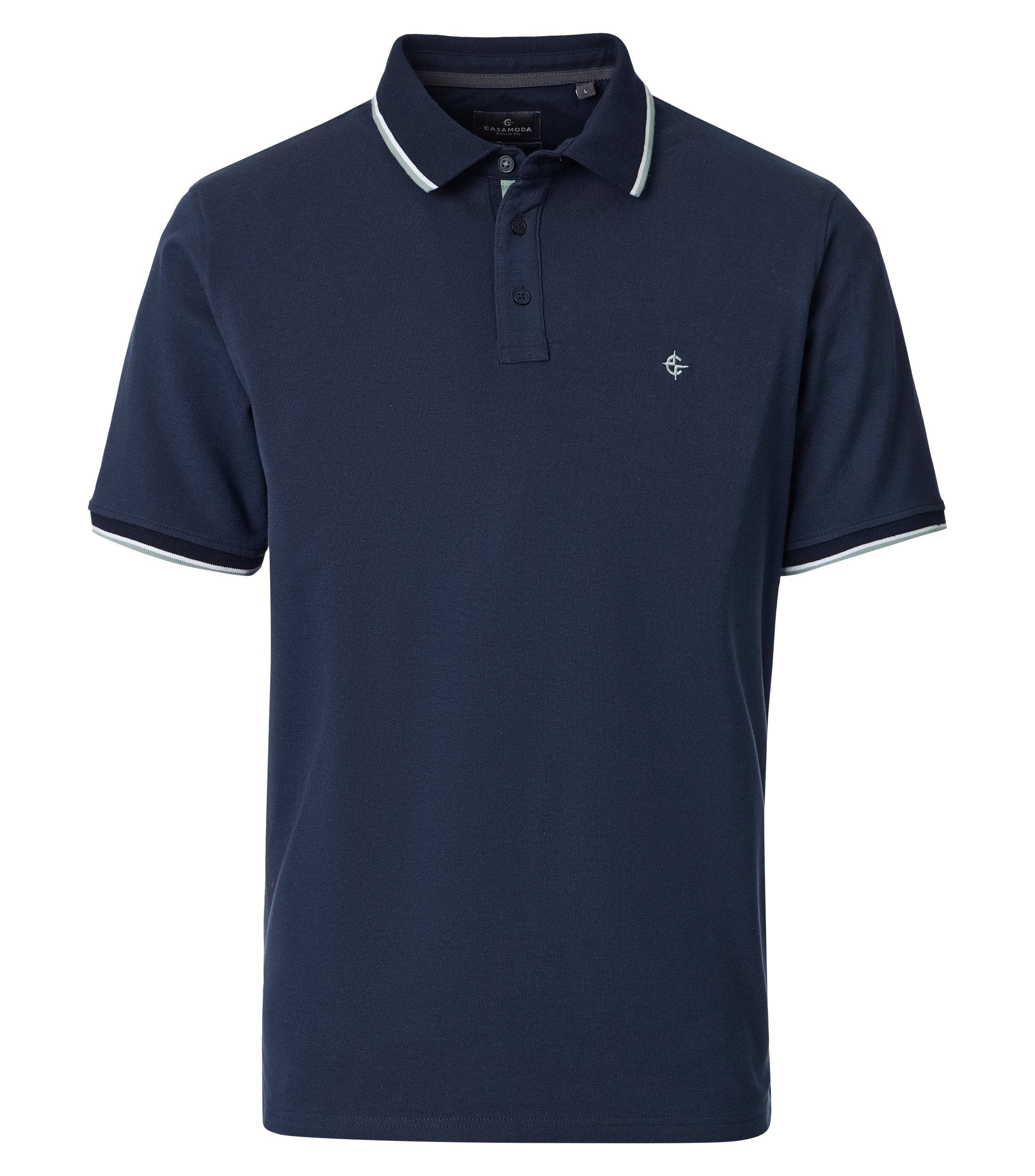 Casa Moda Herren Polo-Shirts Blau