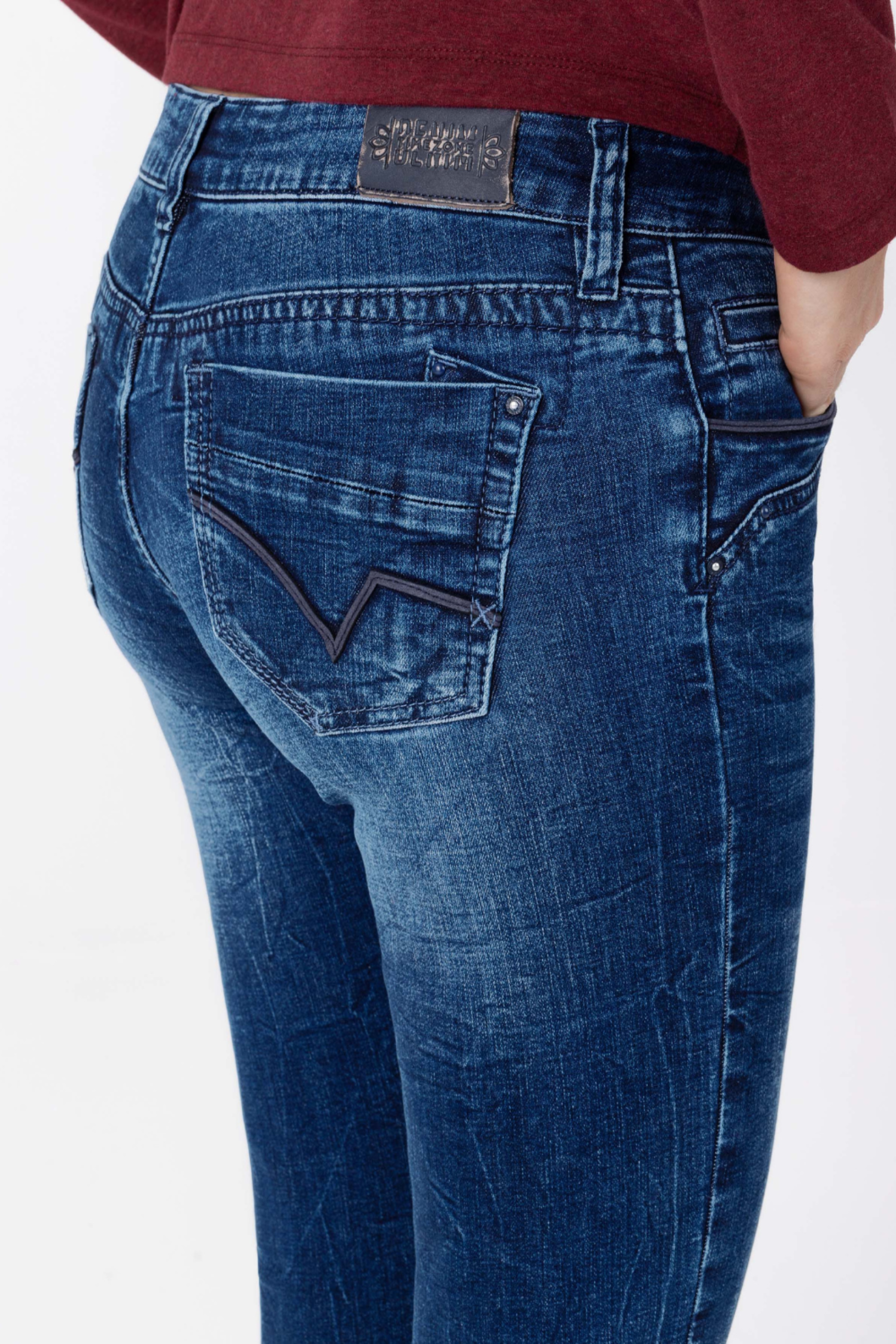 Timezone Damen Jeans Lush Blue