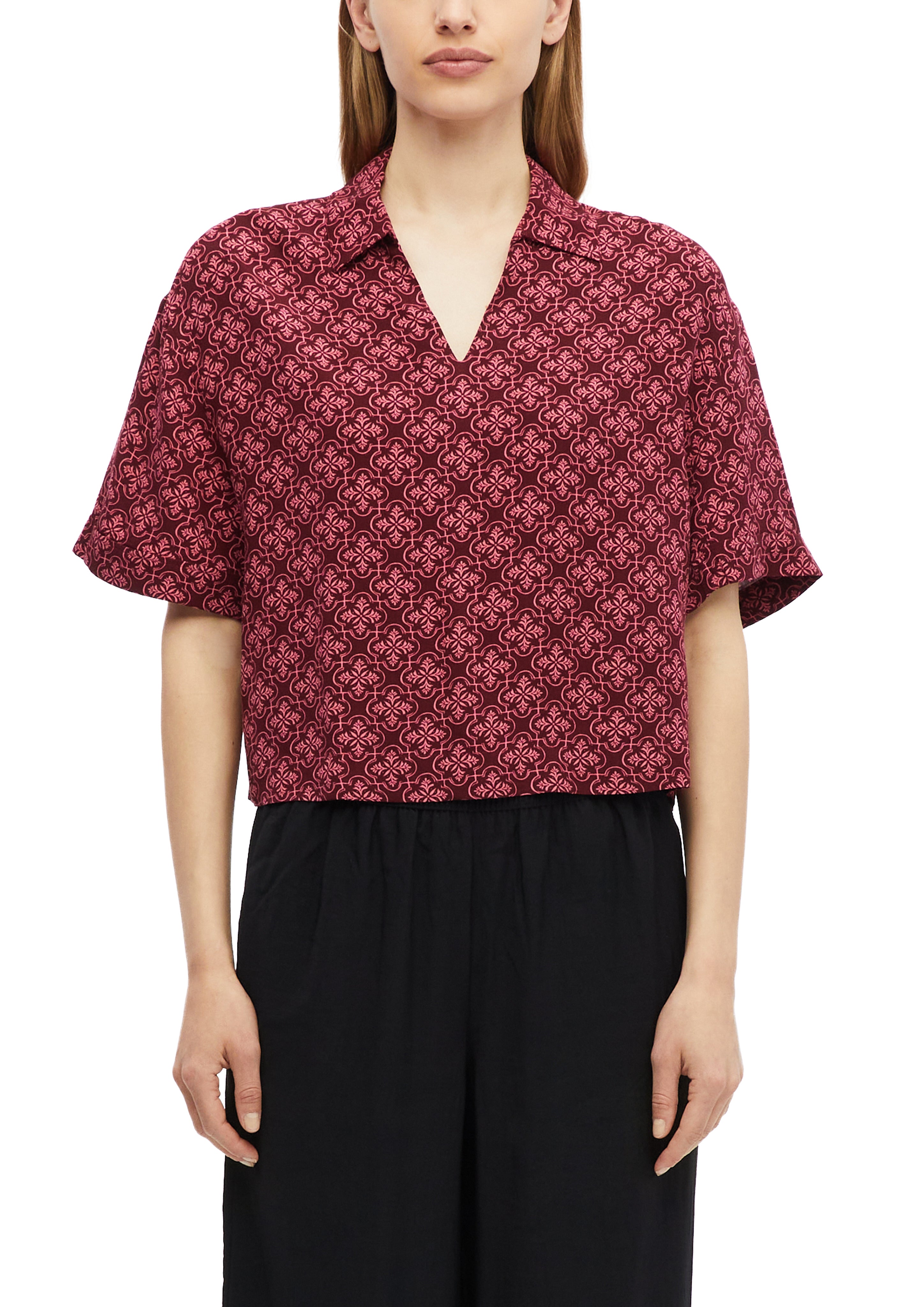 S. Oliver red Damen Blusen kurz Red