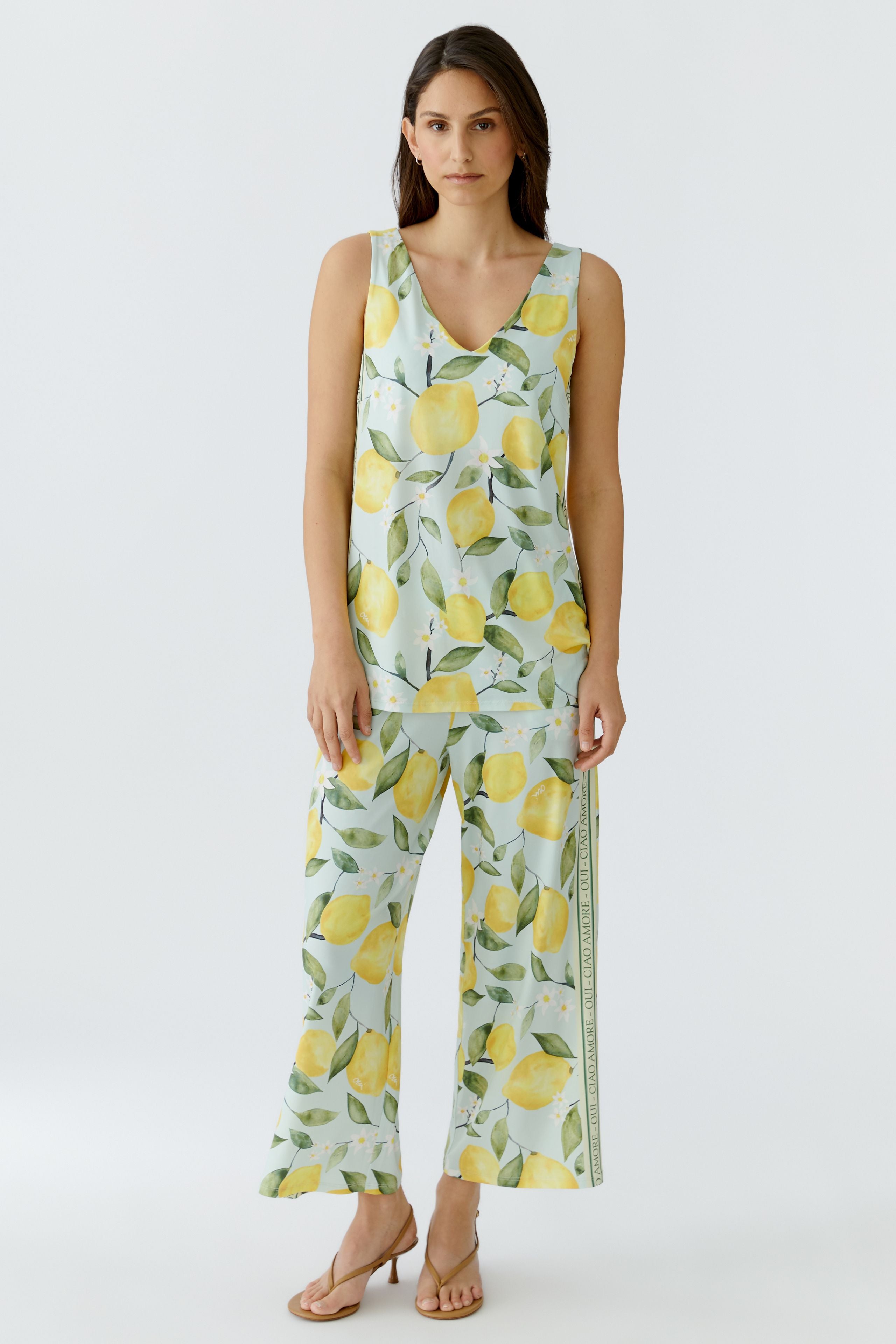 Oui Damen Jeans Lt Green Y