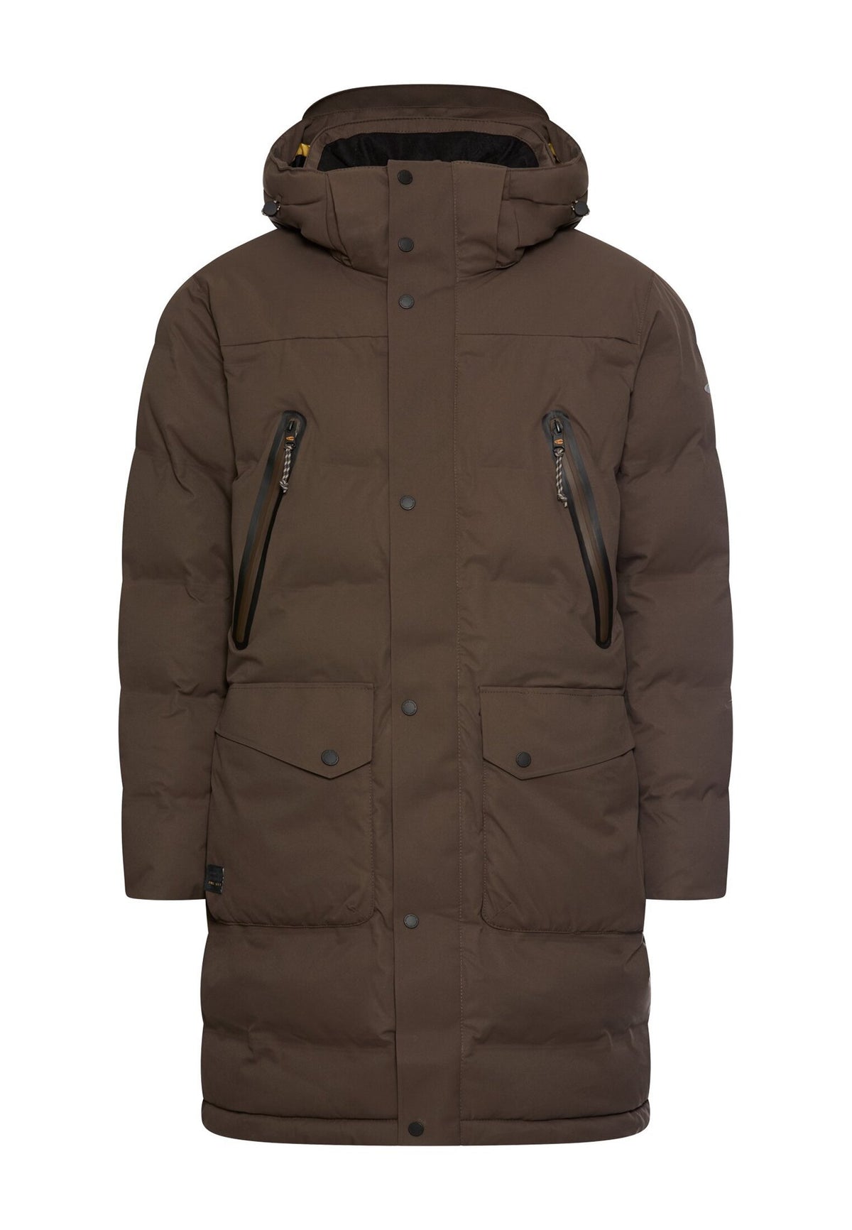 Camel active Herren Mantel Dark Choclat