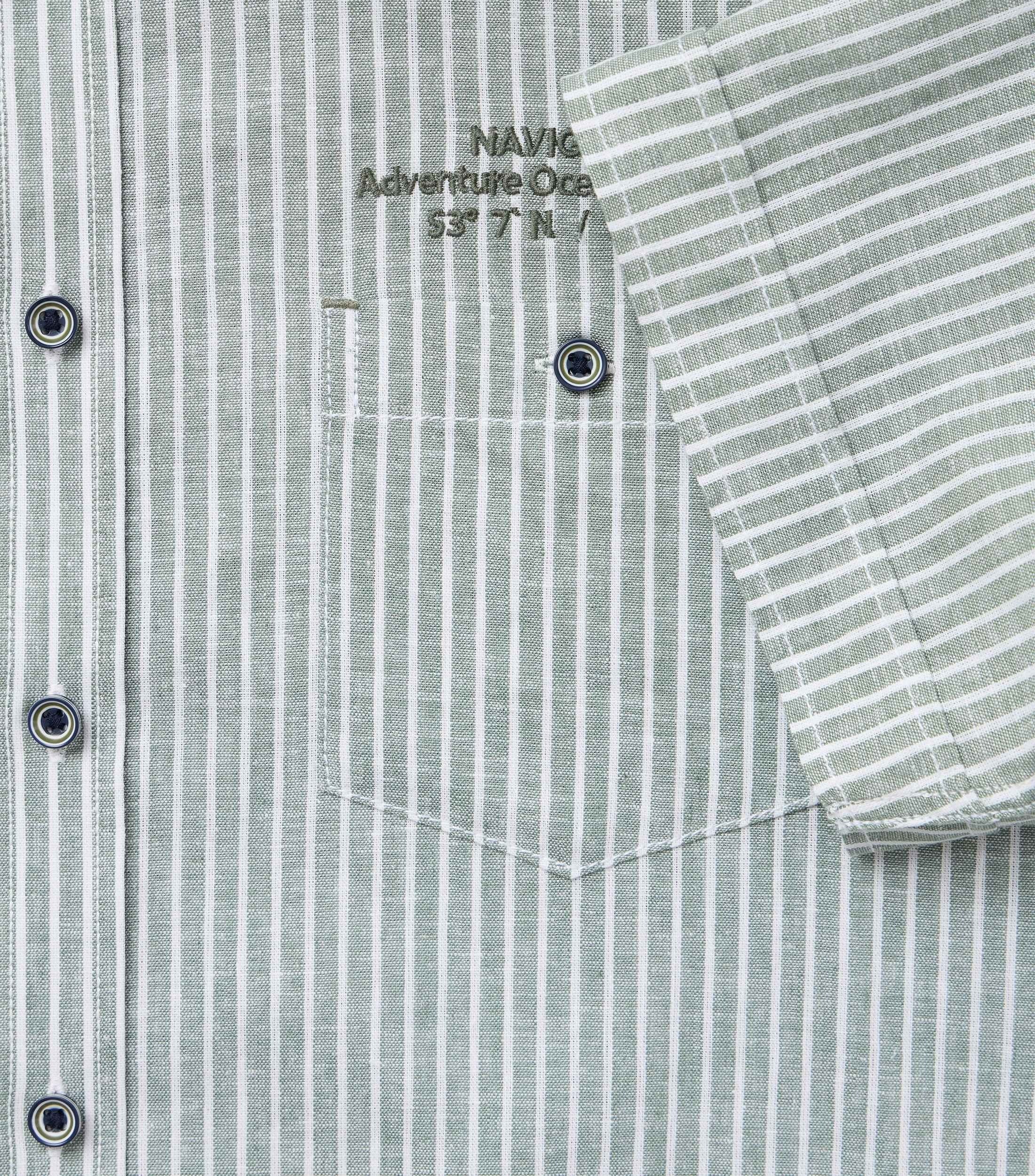 Casa Moda Herren Hemden kurz Gruen