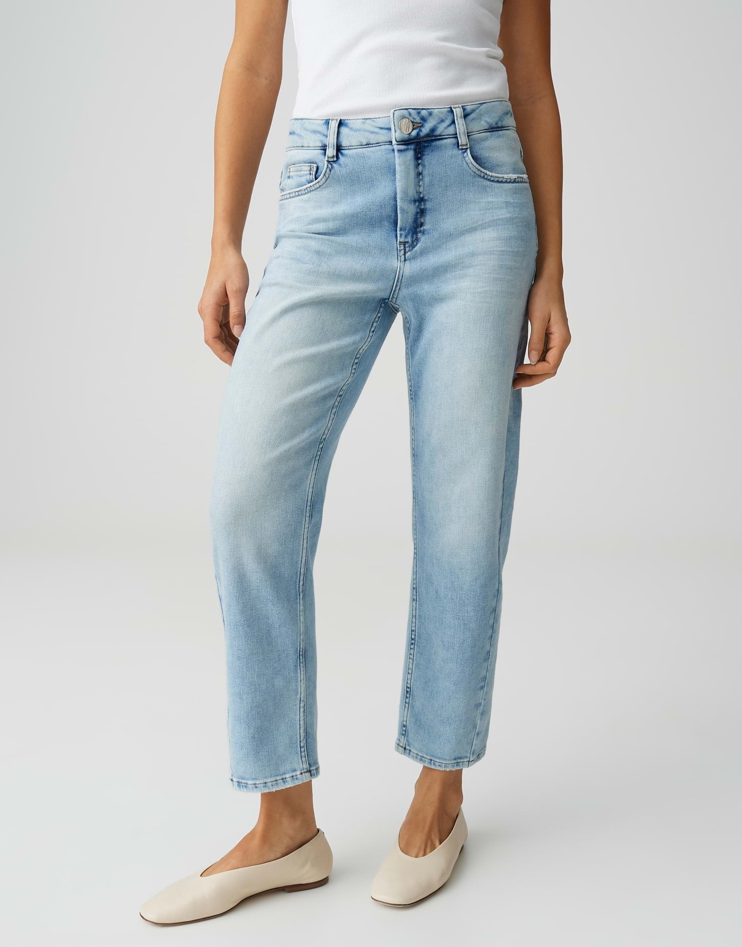 Opus Damen Jeans Light Iconic Bl