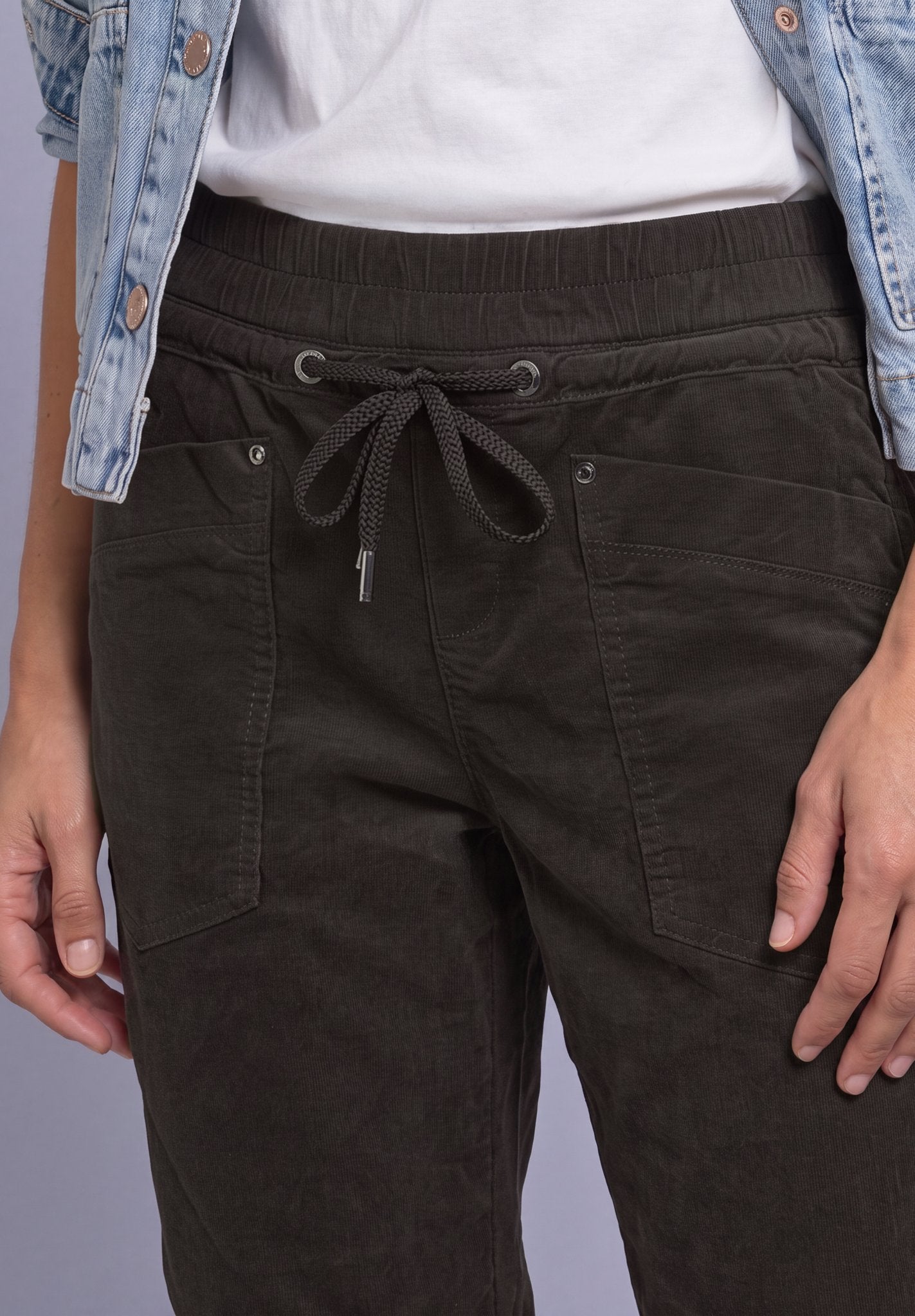 Street One Damen Hosen Black Cof