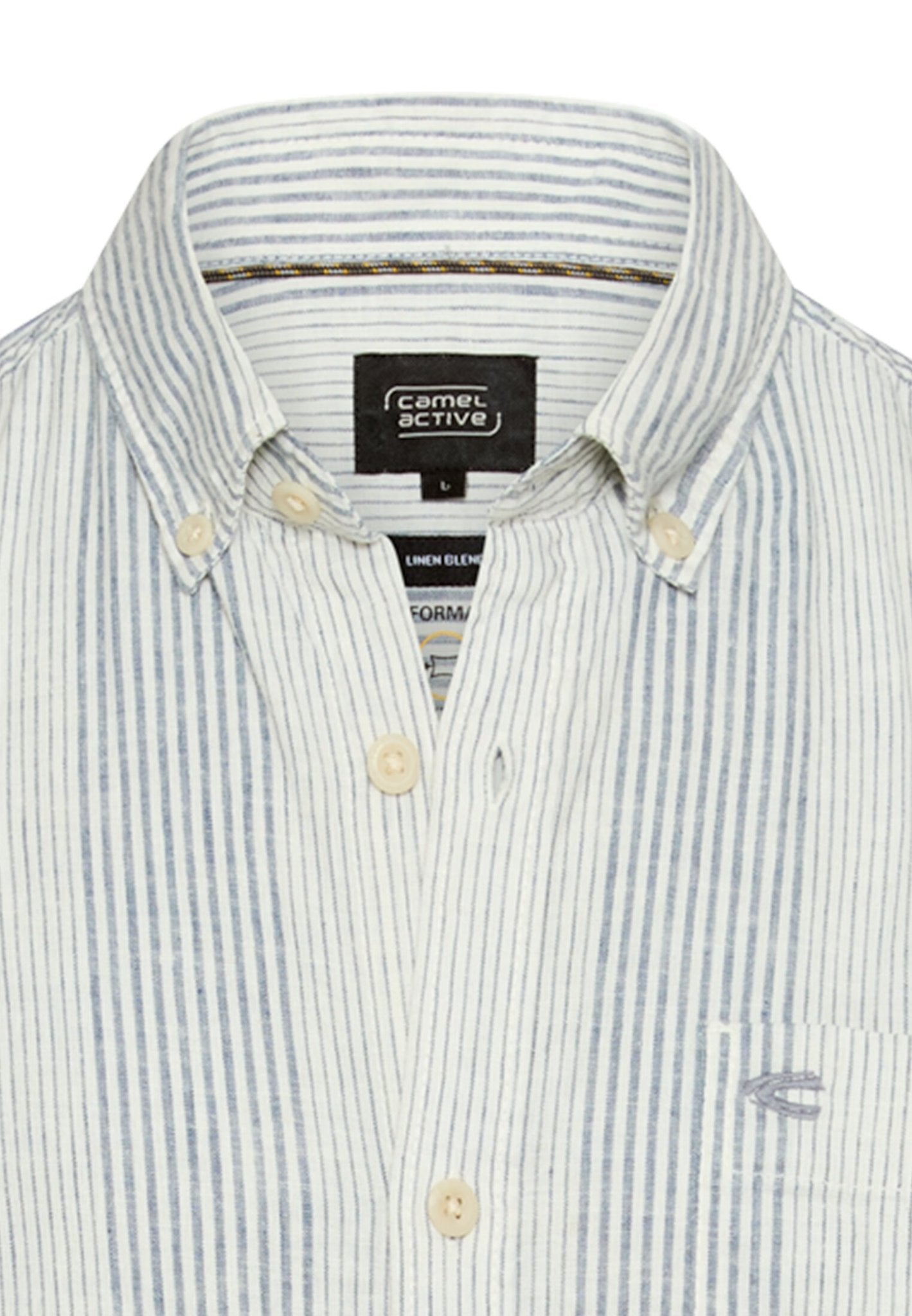 Camel active Herren Hemden kurz Indigo Blue