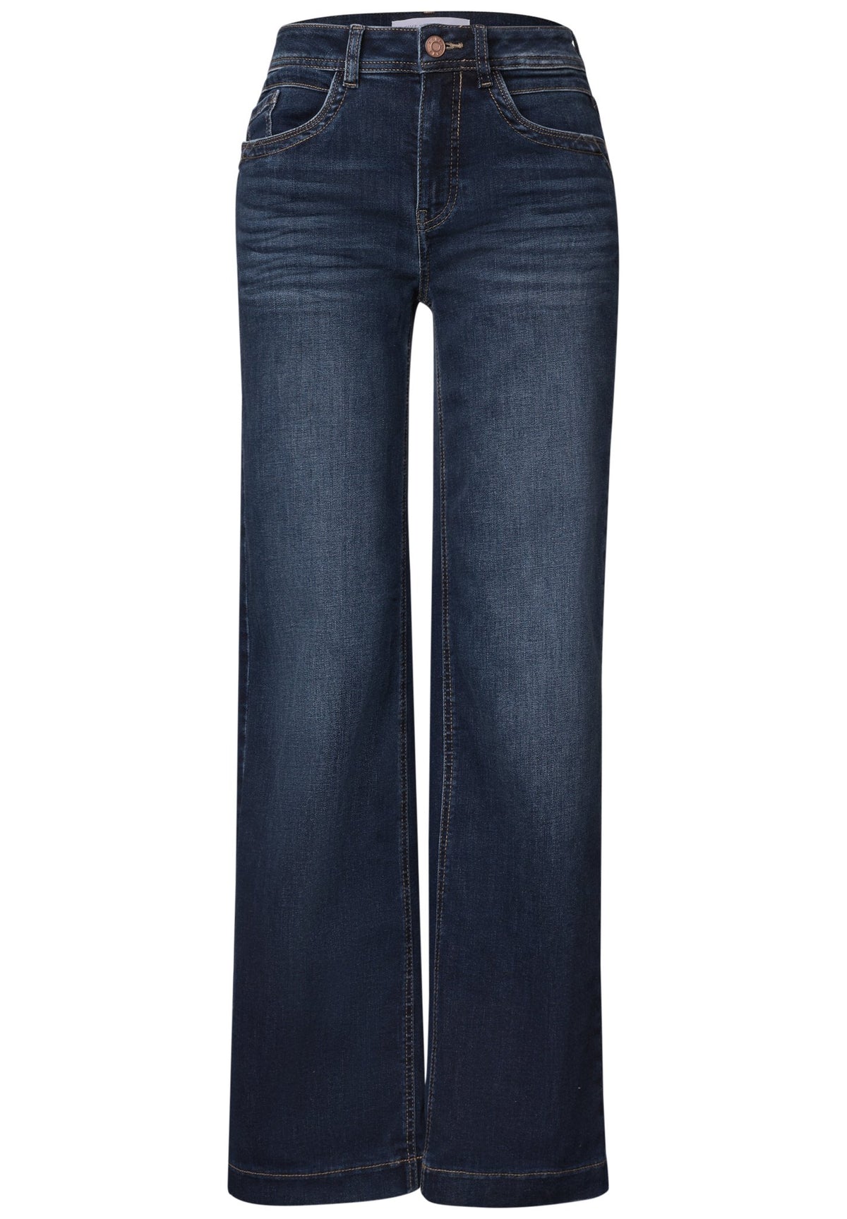 Street One Damen Hosen Dark Blue