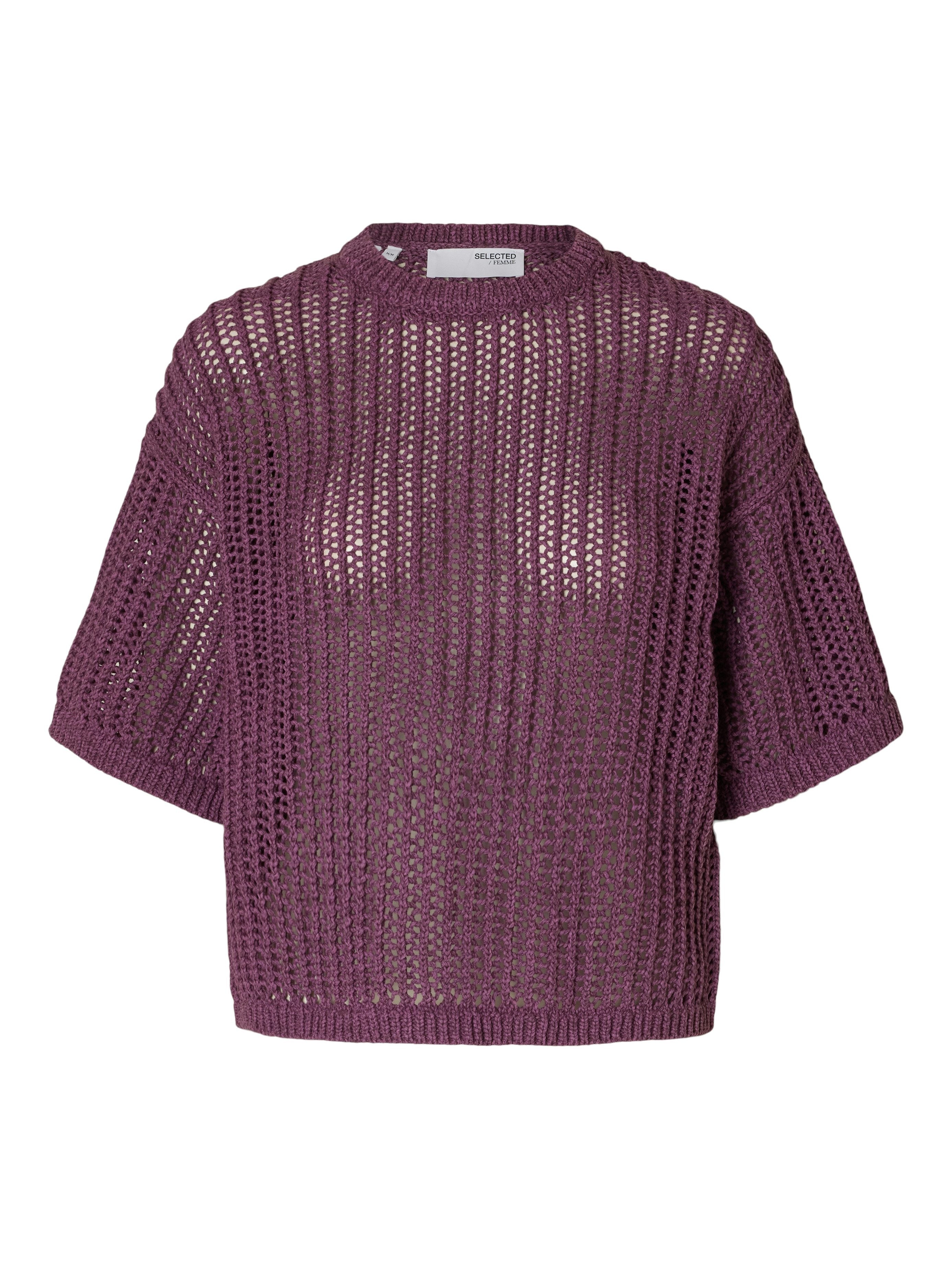 Selected Femme Damen Pullover Plum Perfect/Fi