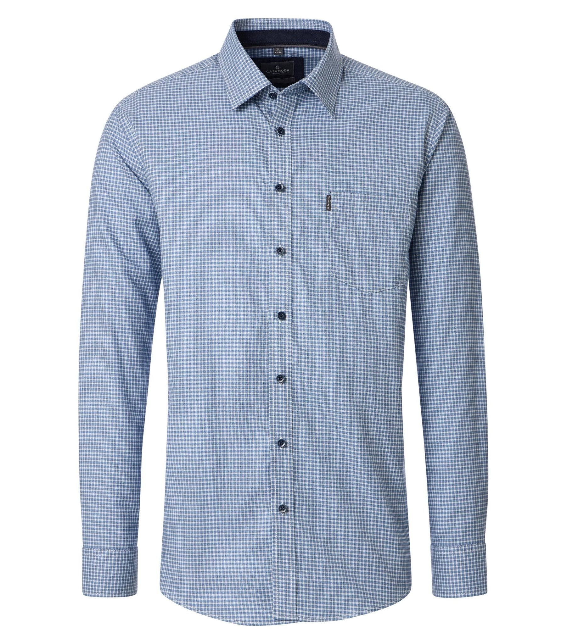 Casa Moda Herren Hemden Blau