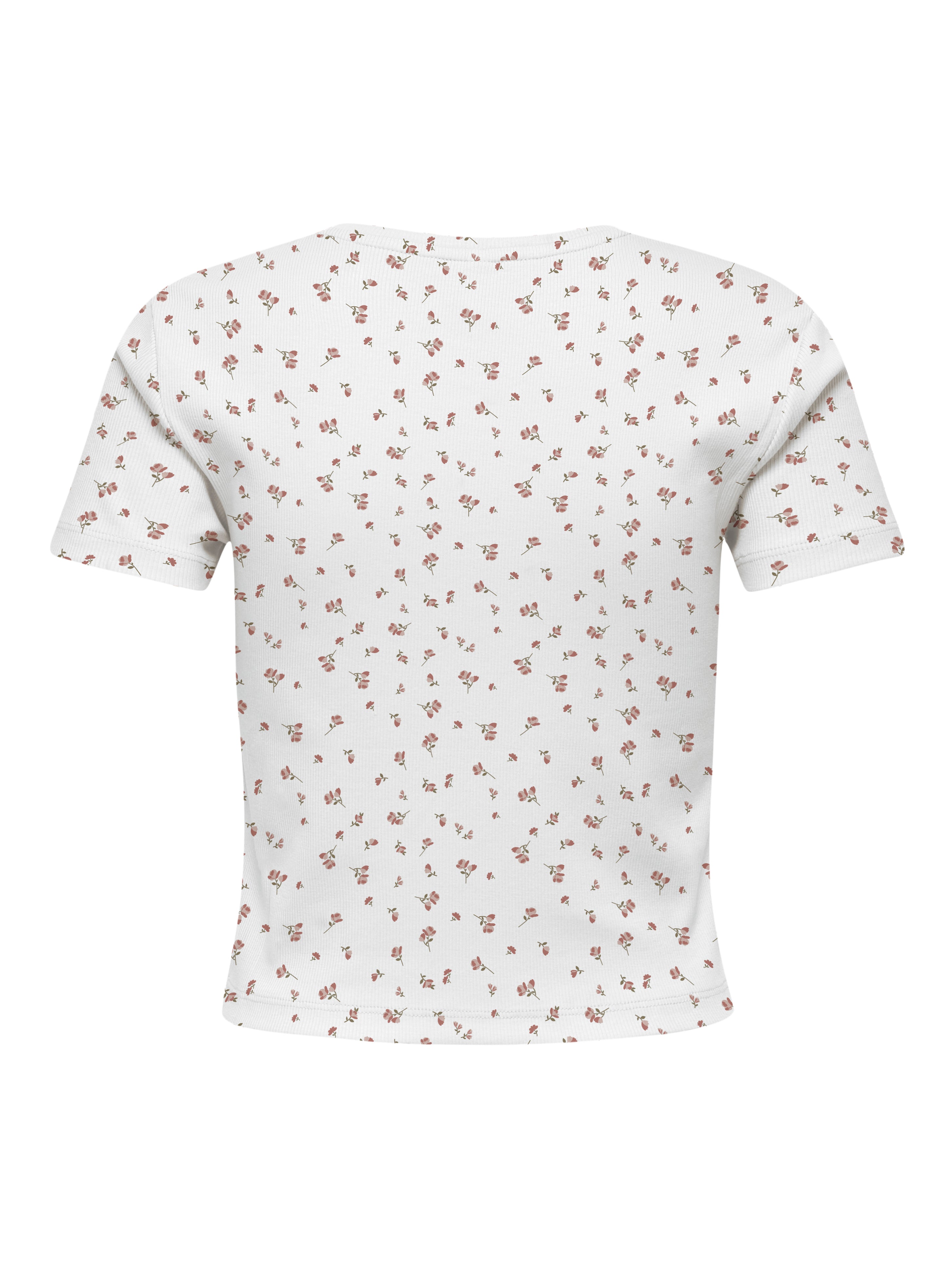 only Damen T-Shirts Cloud Dancer/Ro