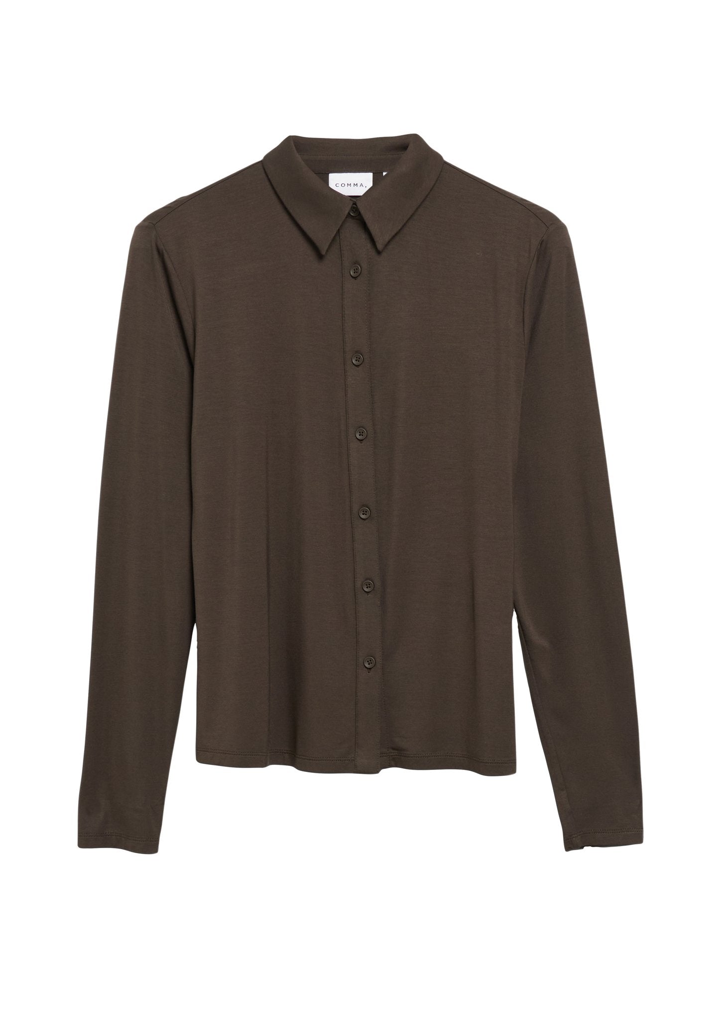 Comma Damen T-Shirts Brown