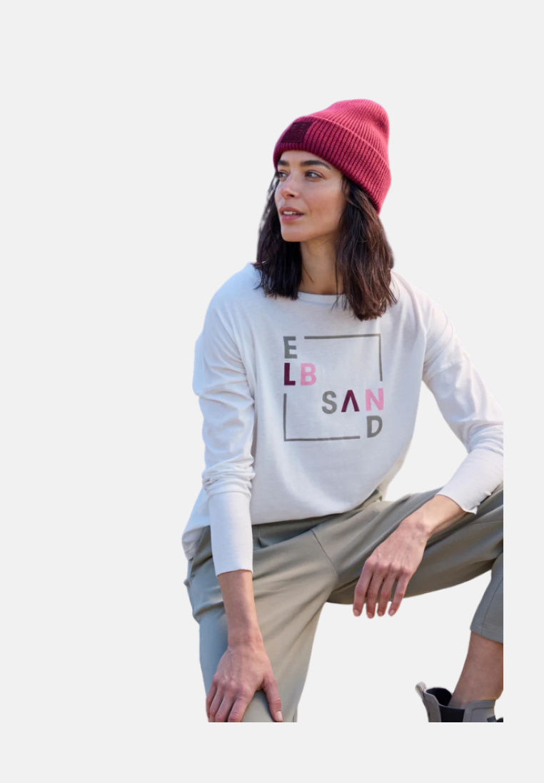 Elbsand Damen T-Shirts Cloud Whi