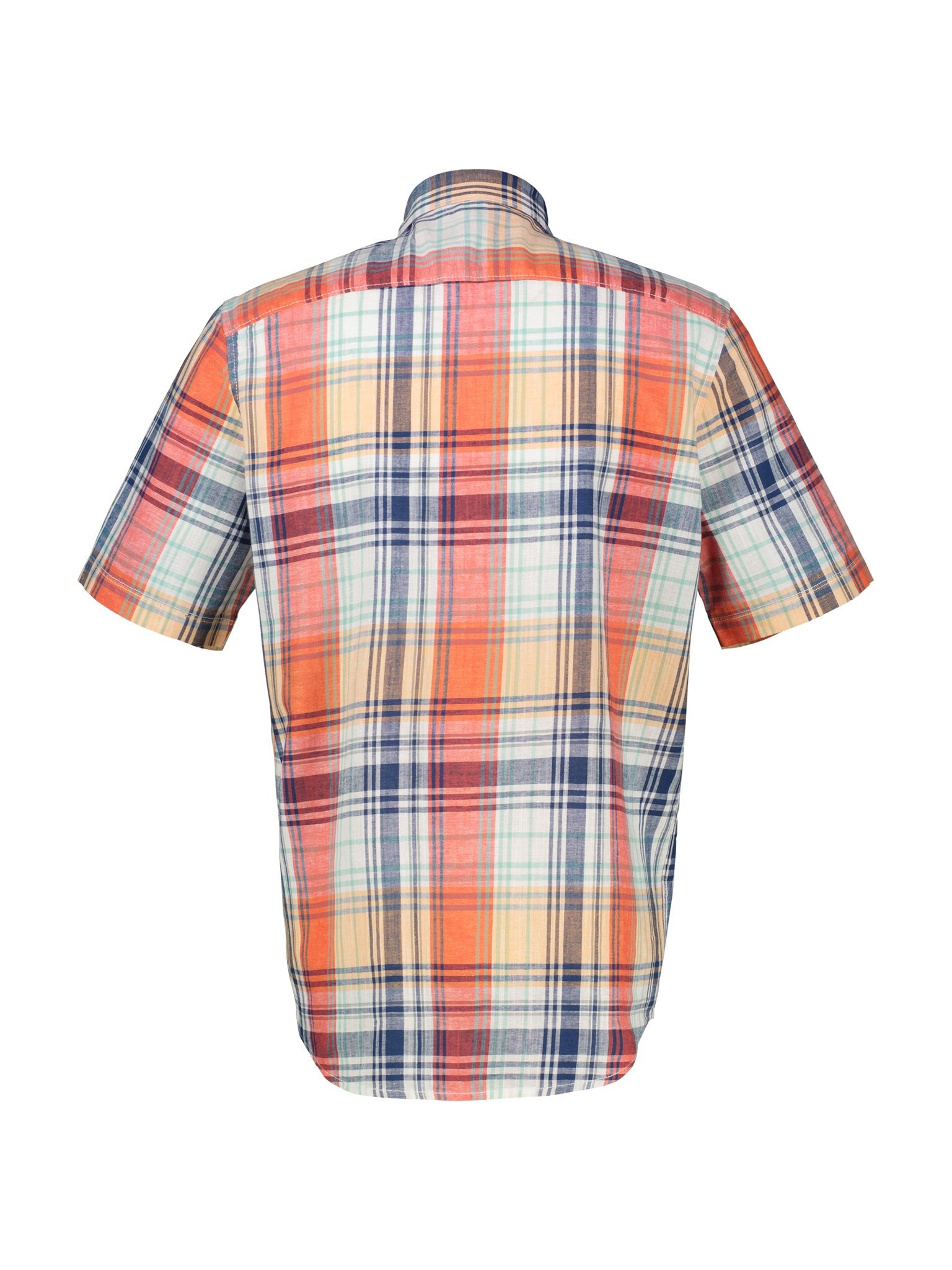 Lerros Herren Hemden kurz Broken White