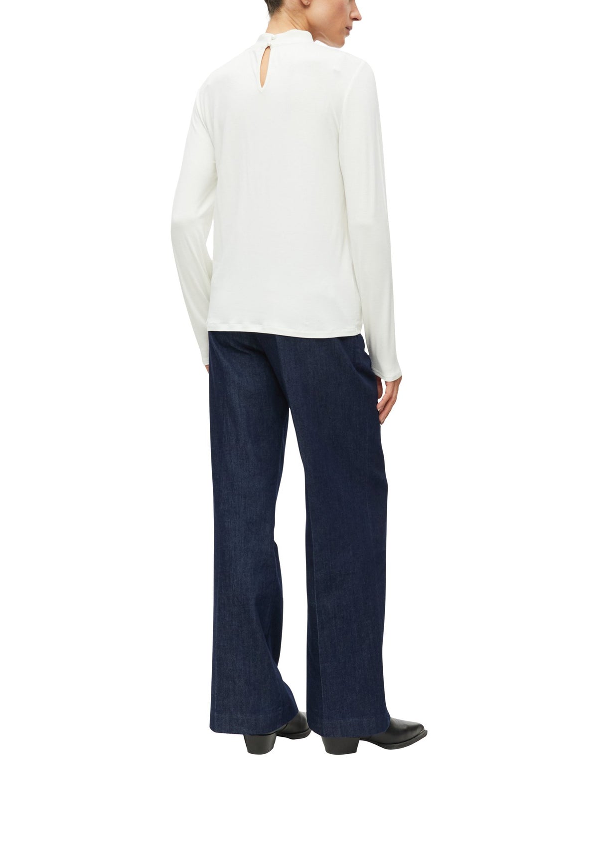 S. Oliver black Damen T-Shirts White
