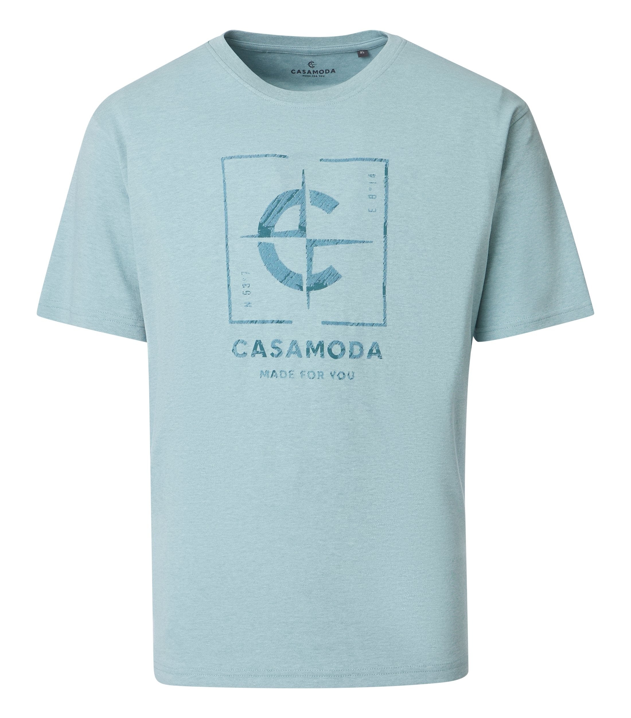 Casa Moda Herren T-Shirts kurz Tuerkis