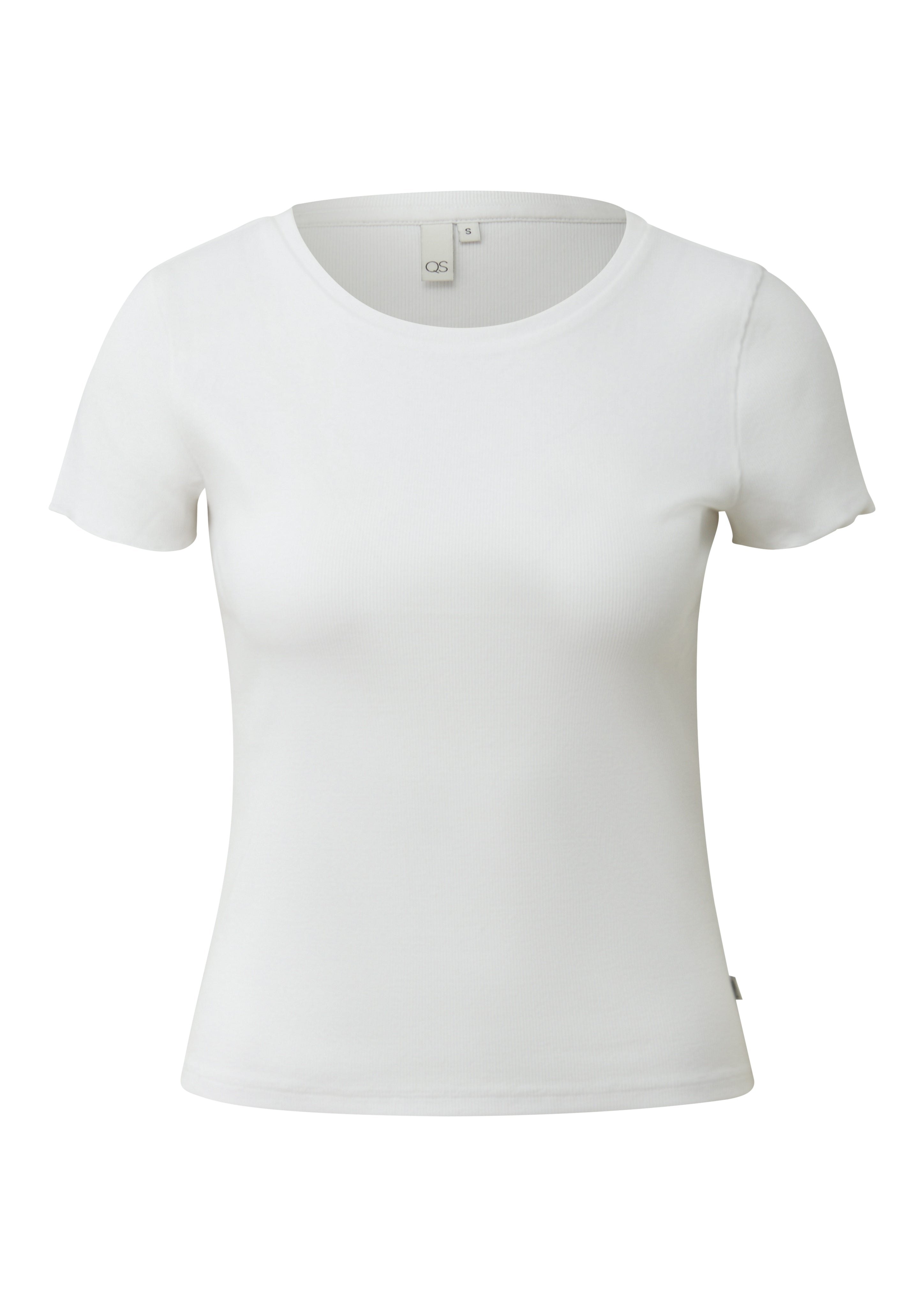 QS by S.Oliver Damen T-Shirts White