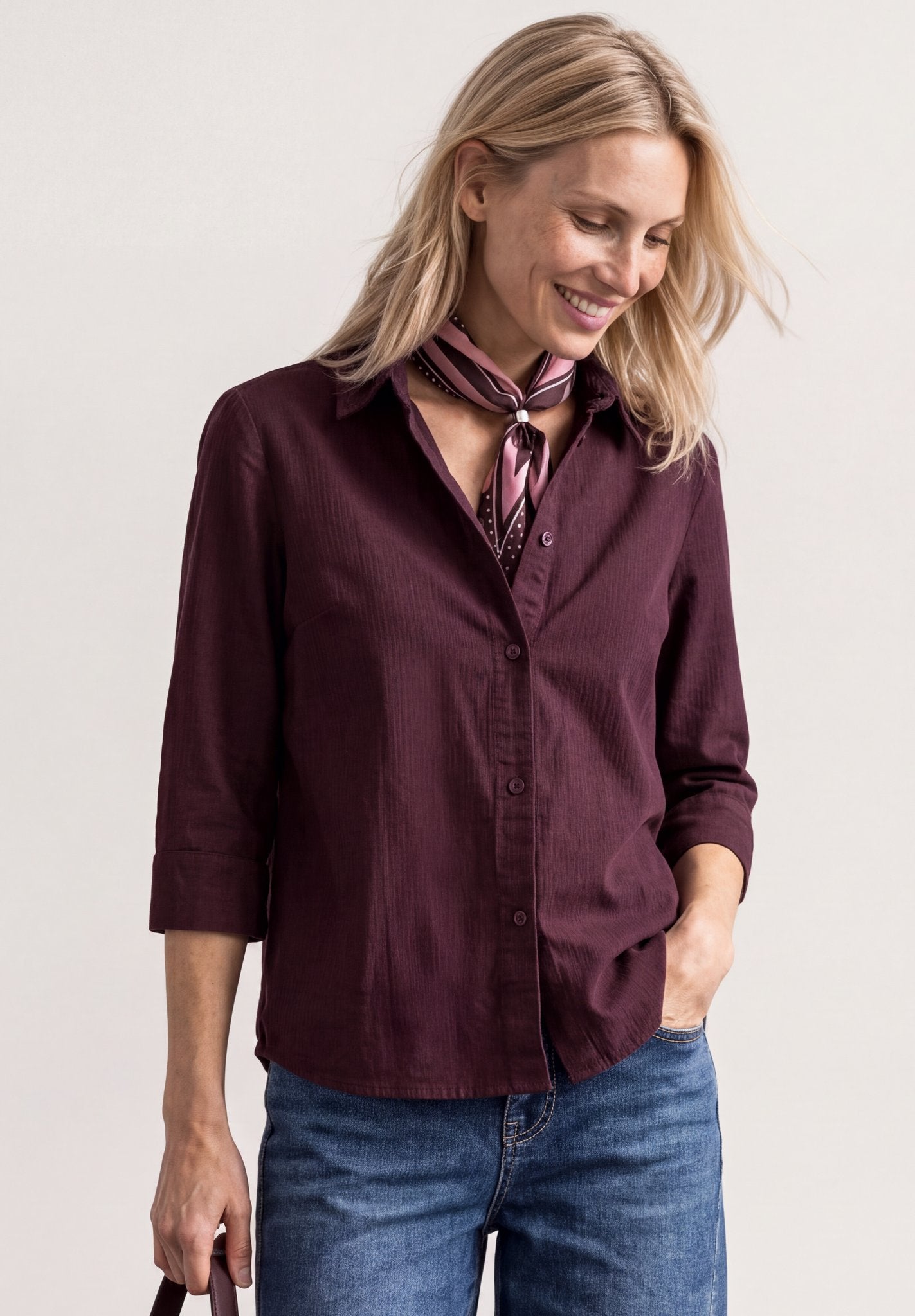 Street One Damen Blusen Rustic Ro
