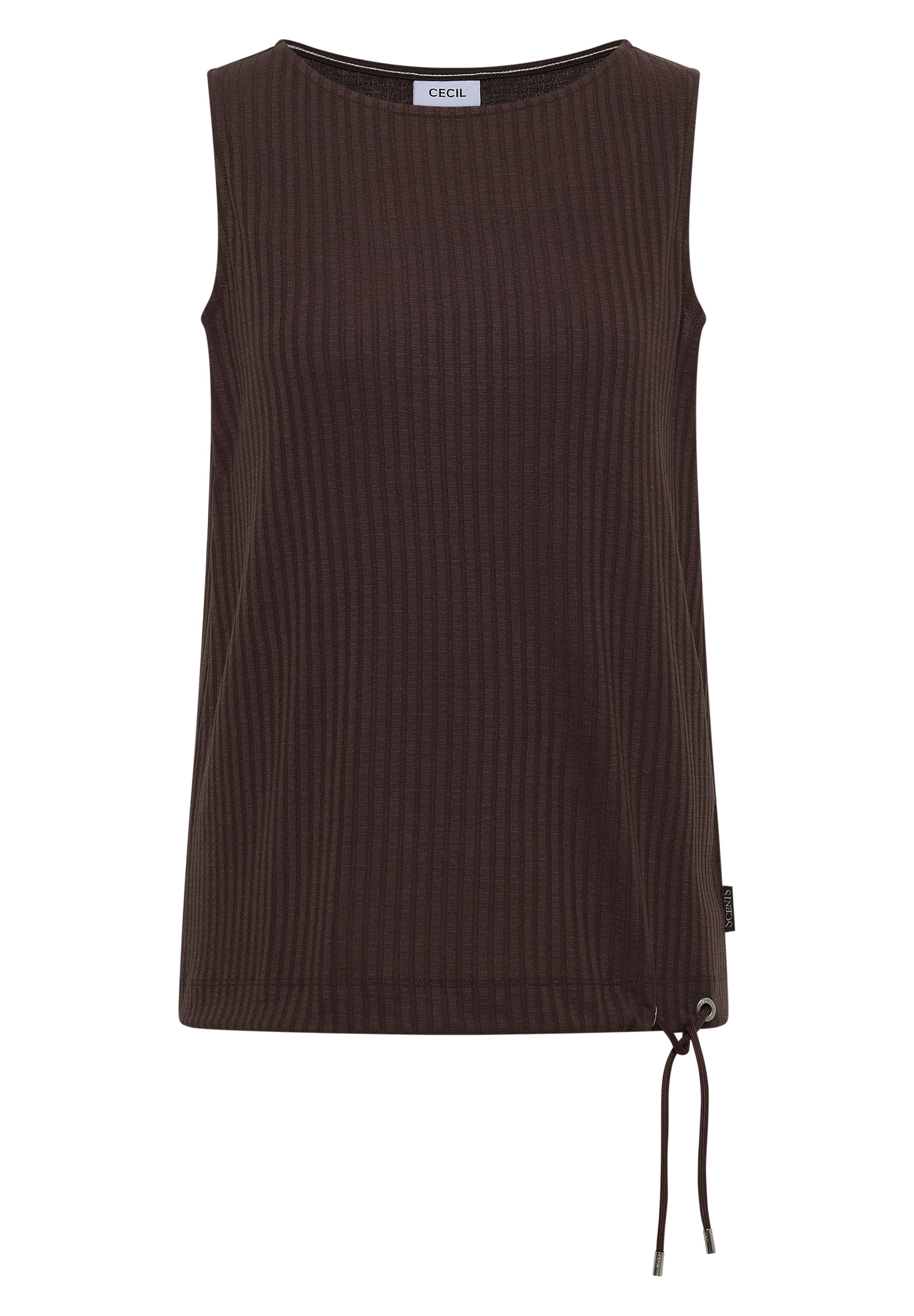Cecil Damen T-Shirts Brown Cac