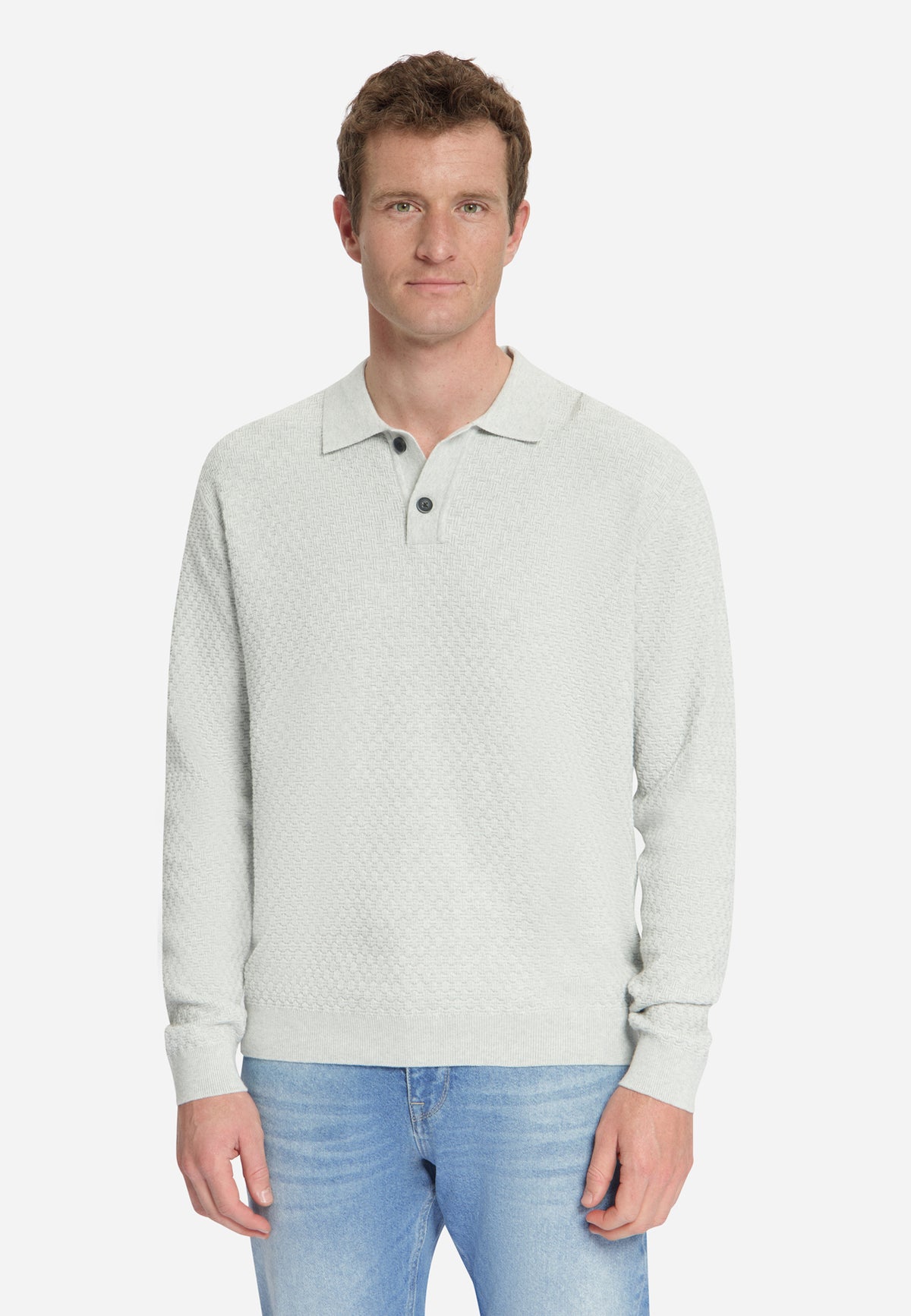 No Excess Herren Polo-Shirts Light Grey Mela