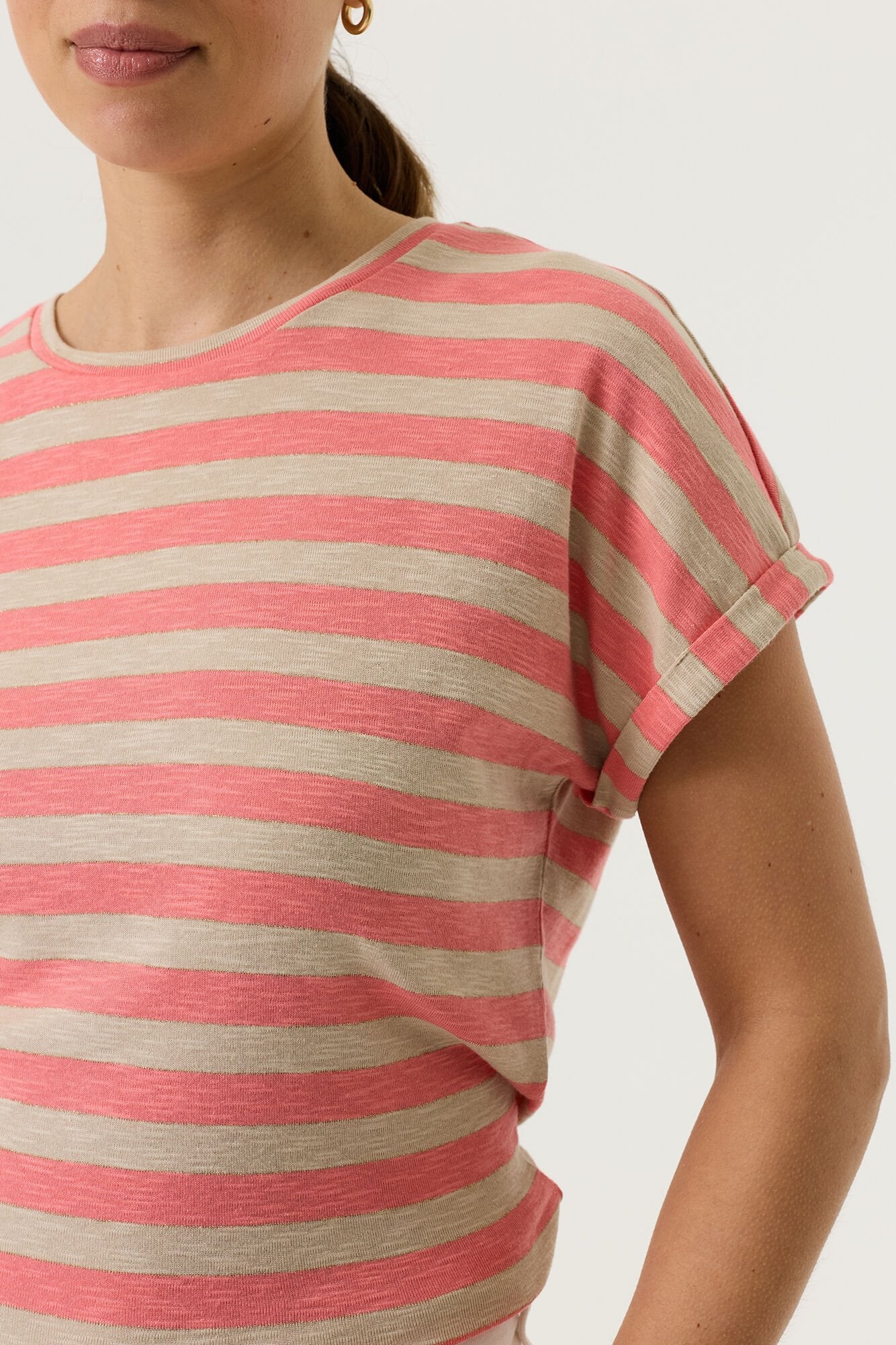 Garcia Damen T-Shirts Coral Crush