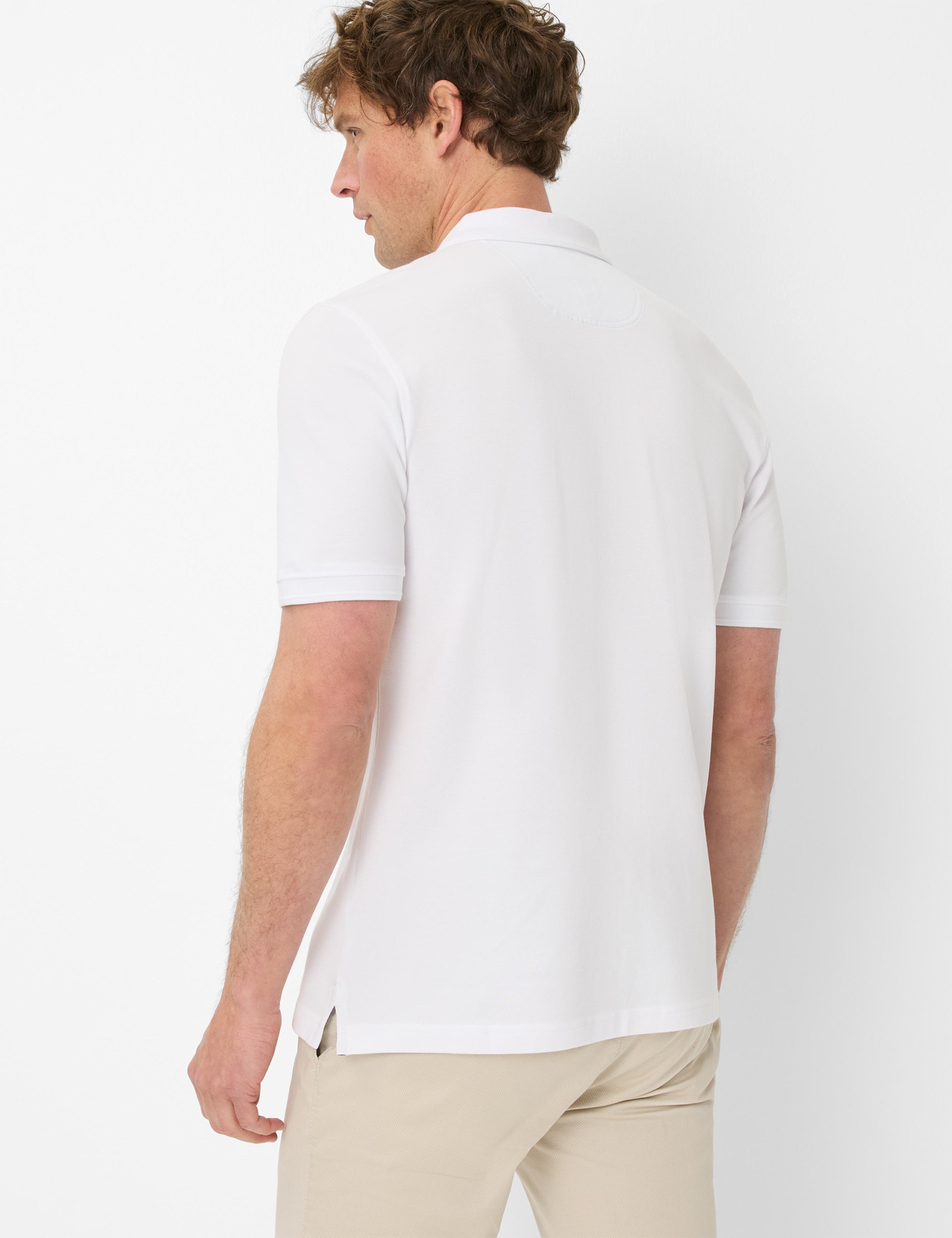 Brax Herren Polo-Shirts White