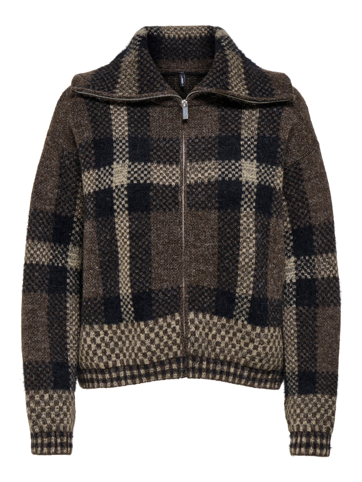 only Damen Strickjacken Black/Chocolate