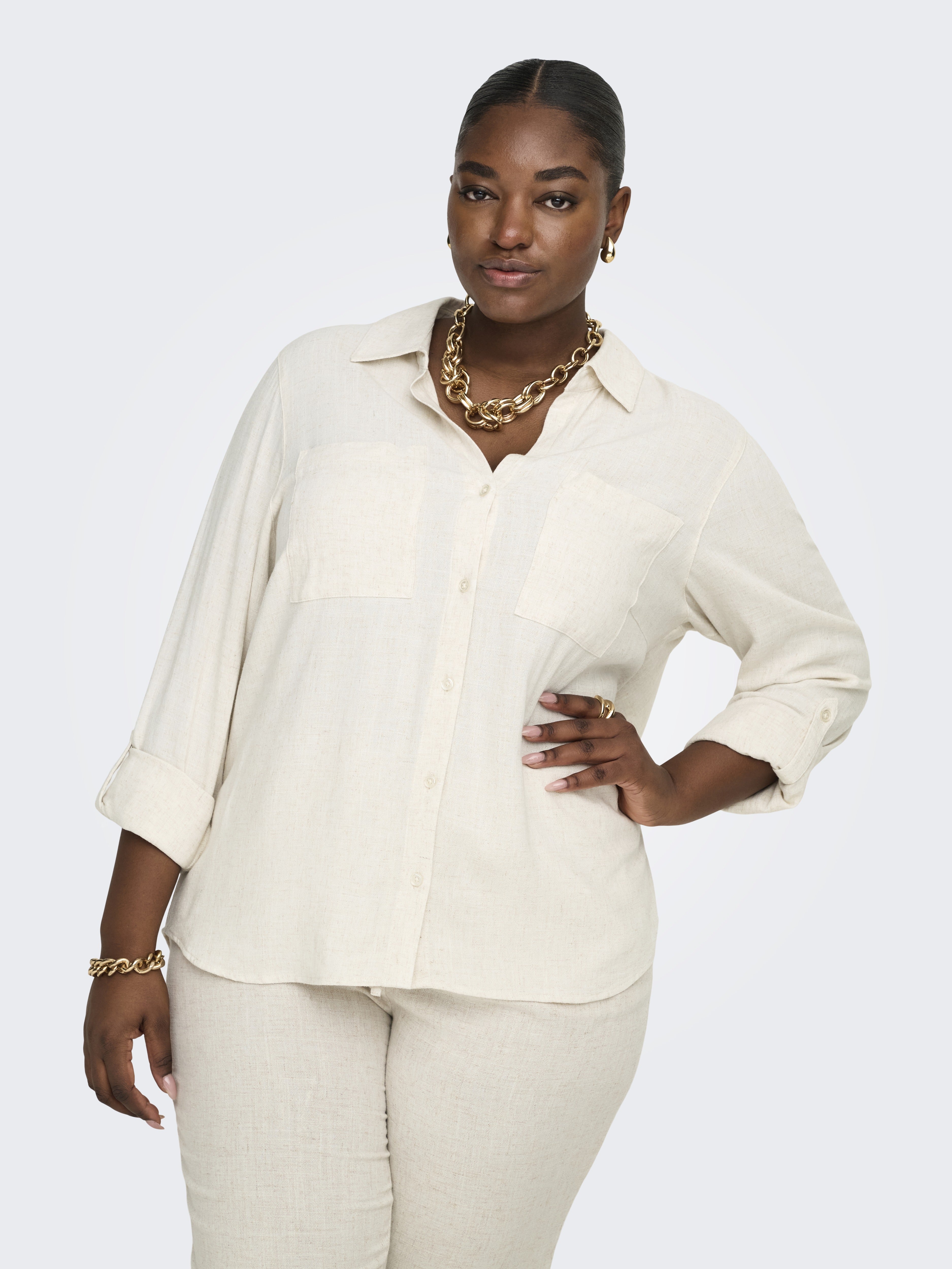 Only Carmakoma Damen Blusen Moonbeam