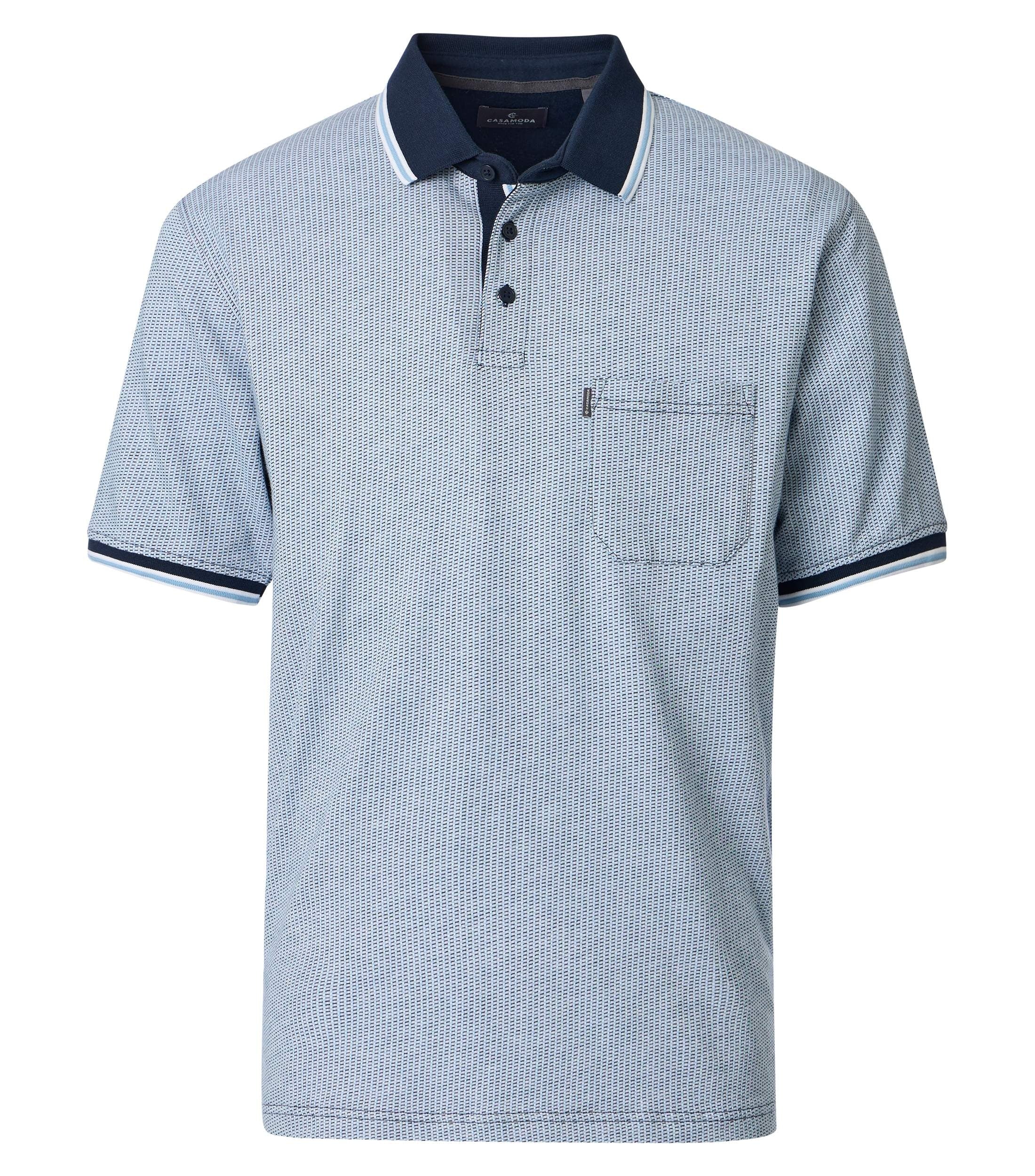 Casa Moda Herren Polo-Shirts Blau