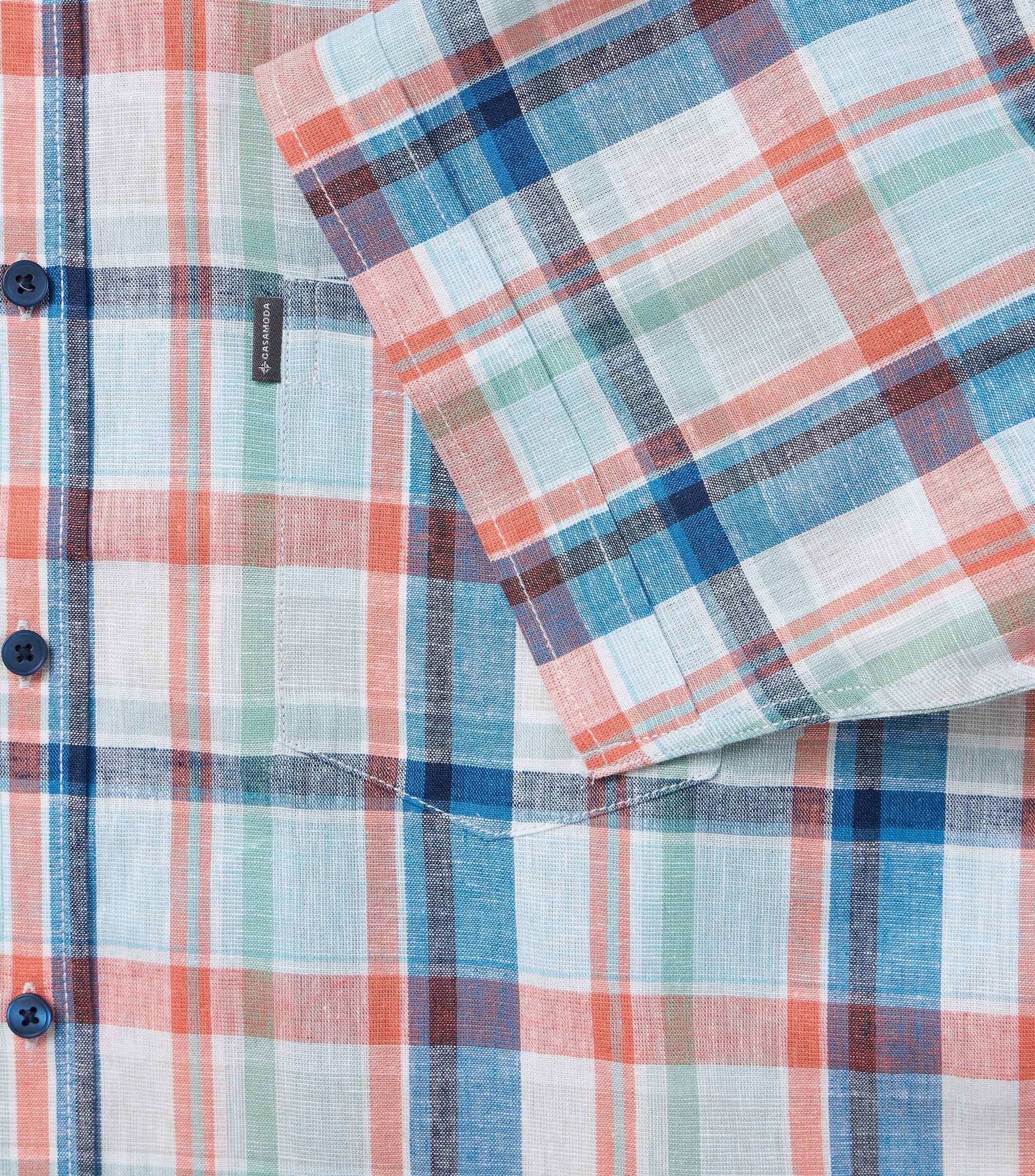 Casa Moda Herren Hemden kurz Blau