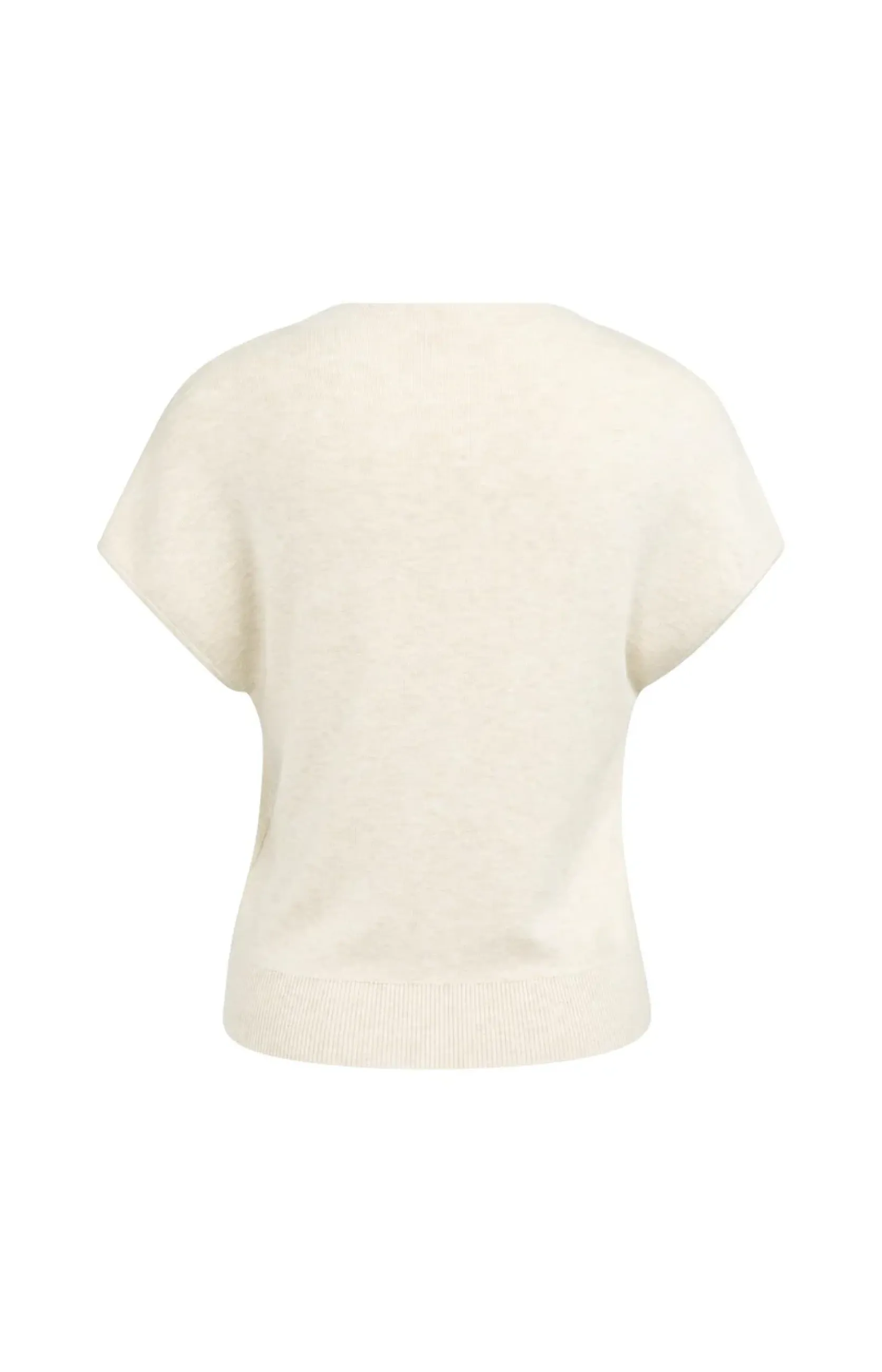 Strickjacke mit kurzen Ärmeln und Knöpfen vorne