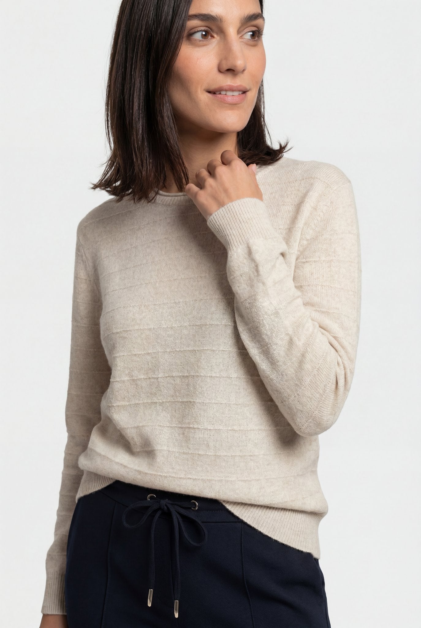Olsen Damen Pullover Almond Be