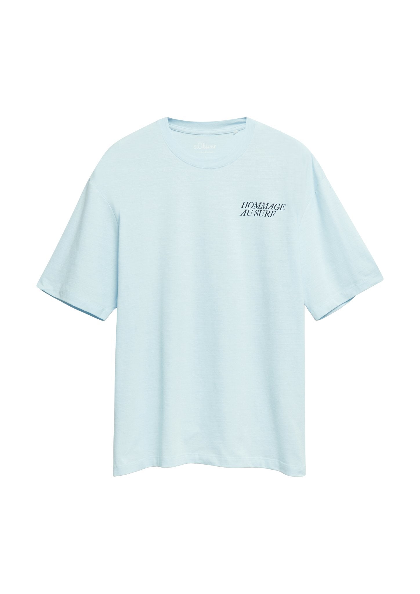 S. Oliver red Herren T-Shirts kurz Blue
